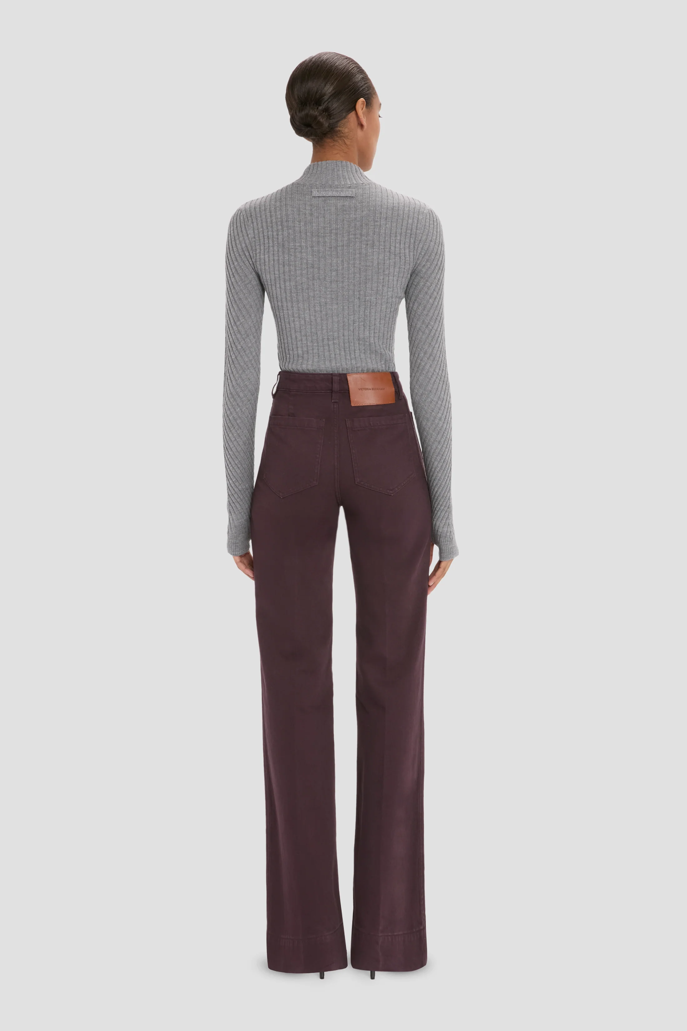 Alina Jean In Dark Burgundy - Image 4