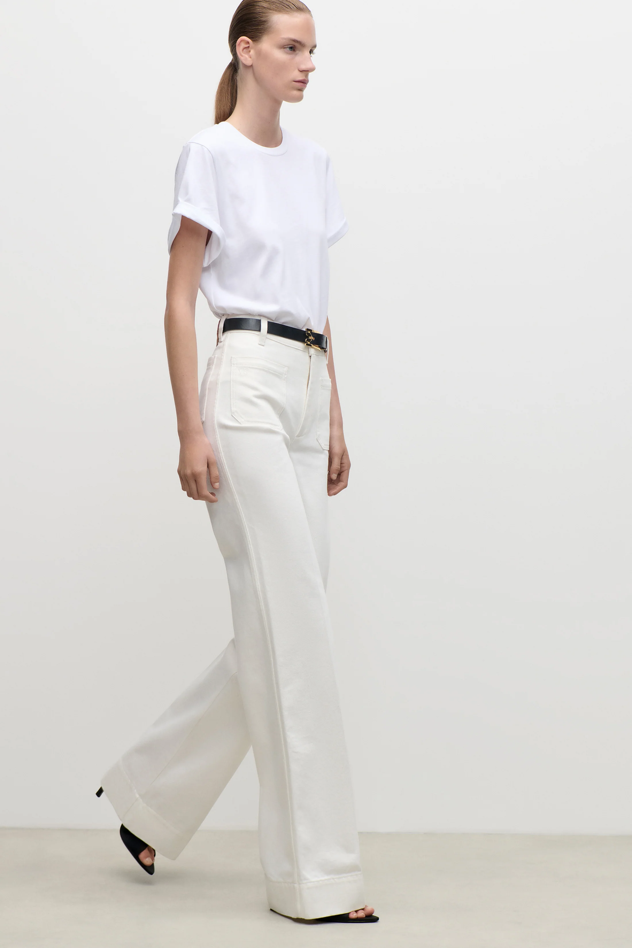 Alina Stretch Jean In White - Image 6
