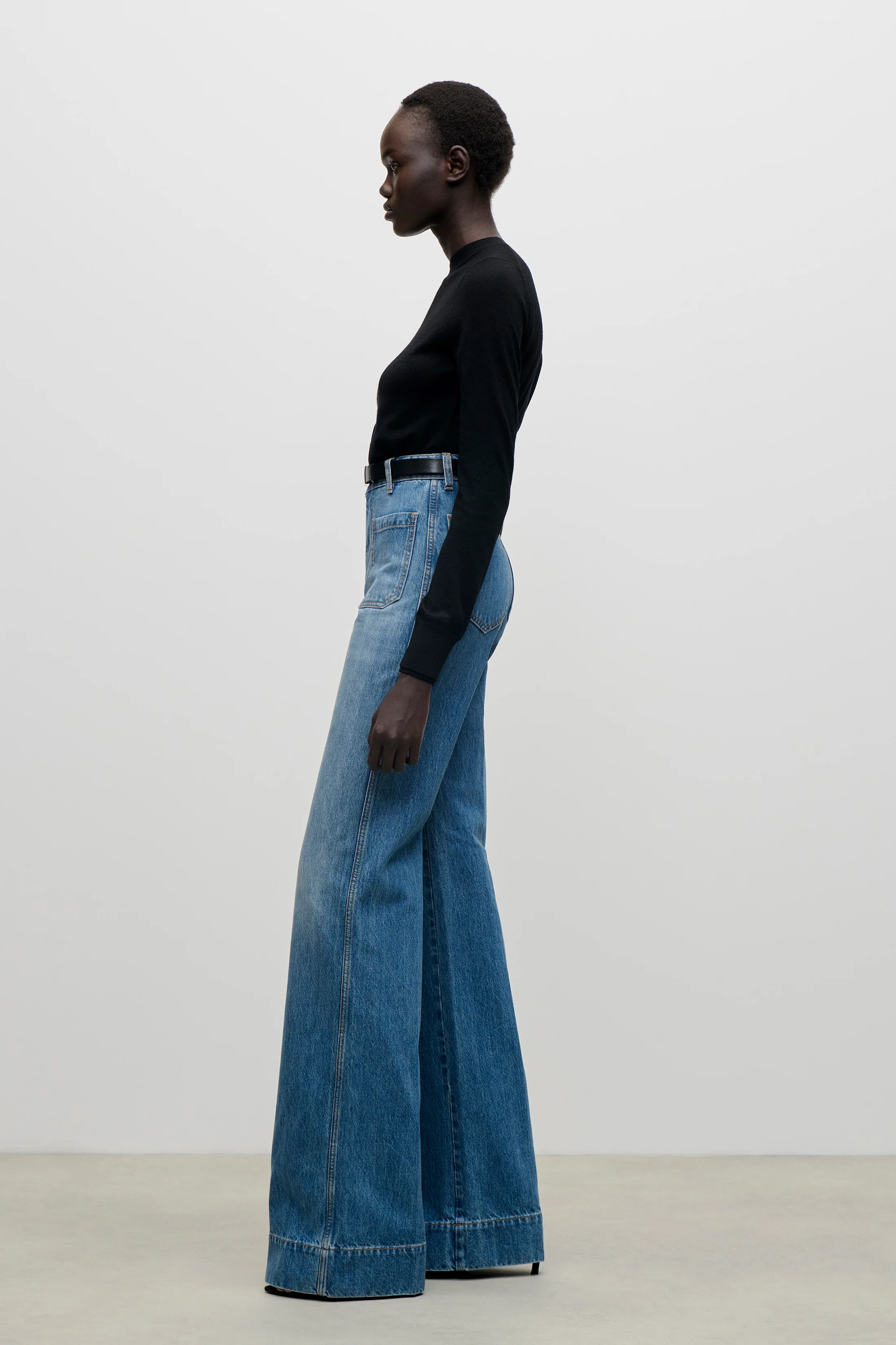 Alina Jean In Worn Blue Wash - Image 2