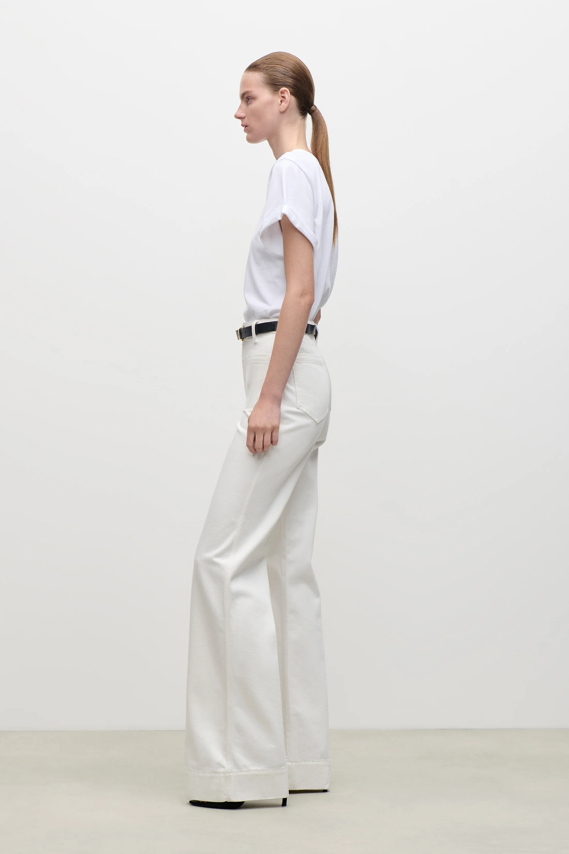 Alina Stretch Jean In Washed White - Image 2