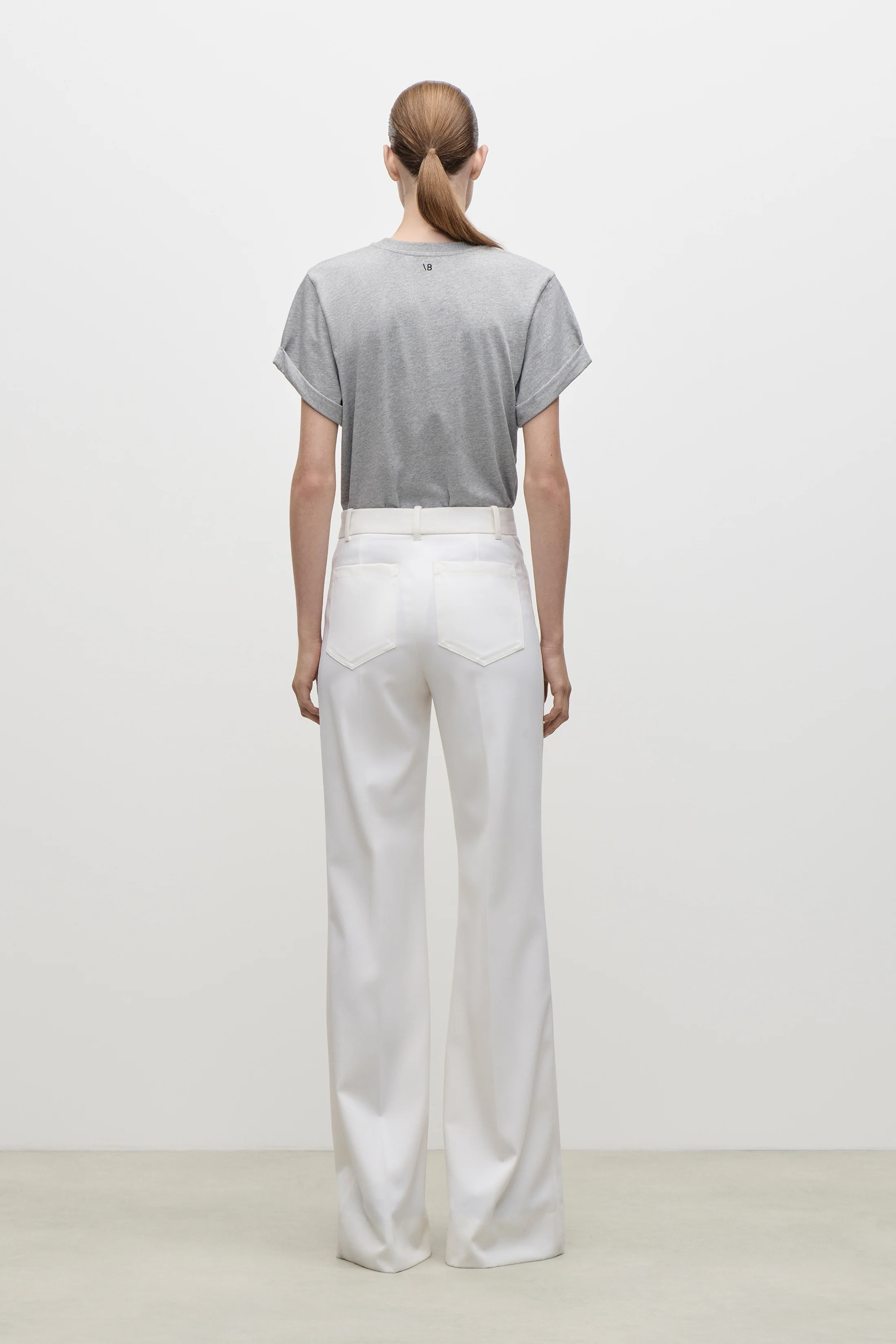 Alina Trouser In Ivory - Image 3