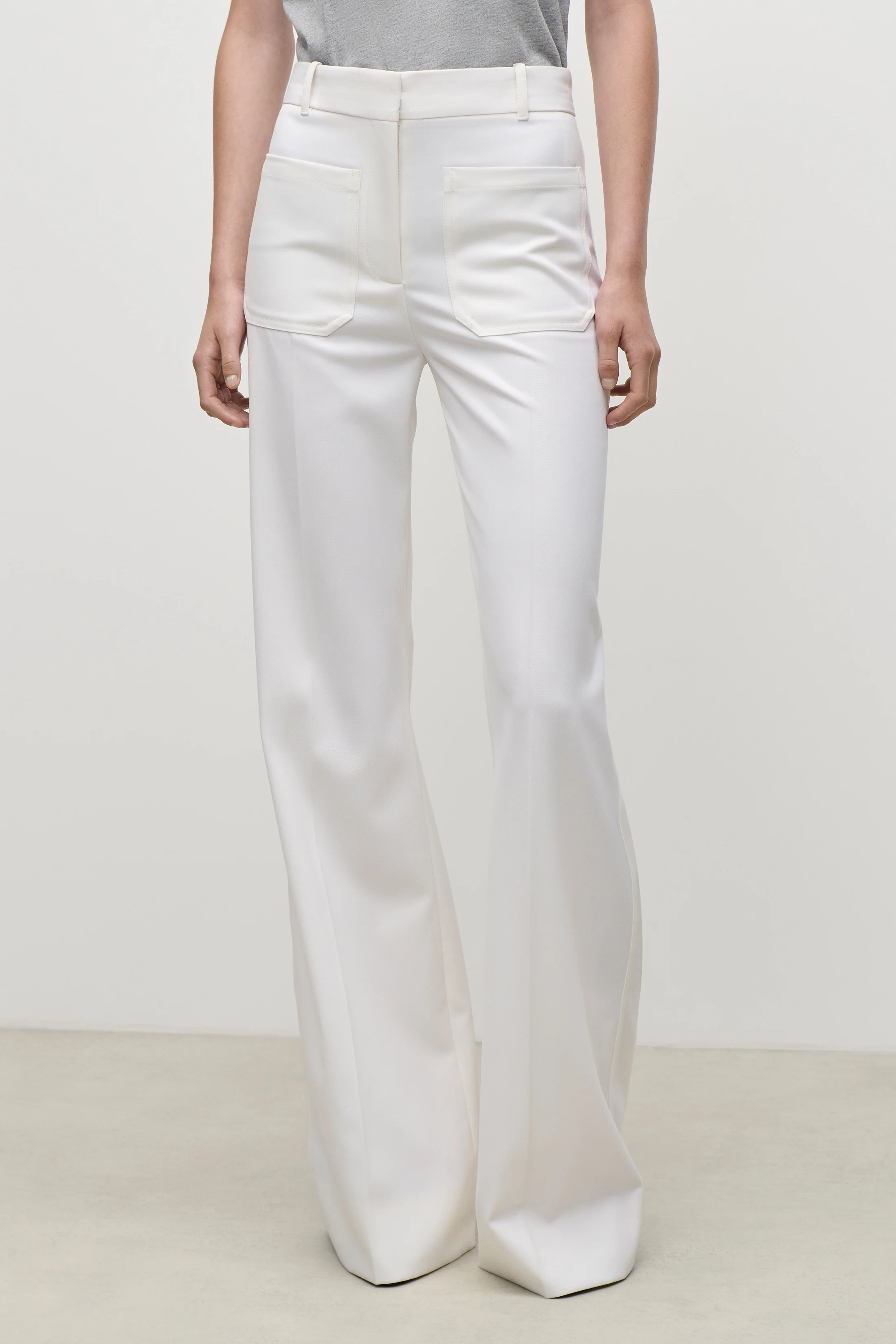 Alina Trouser In Ivory - Image 4
