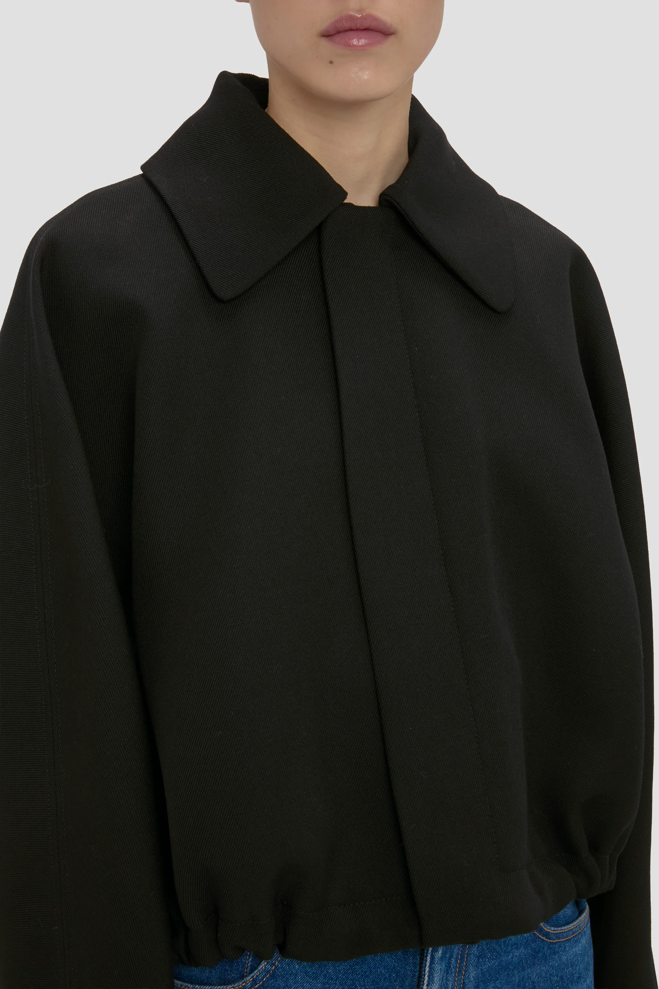 Arden Bomber Jacket In Black - Image 3