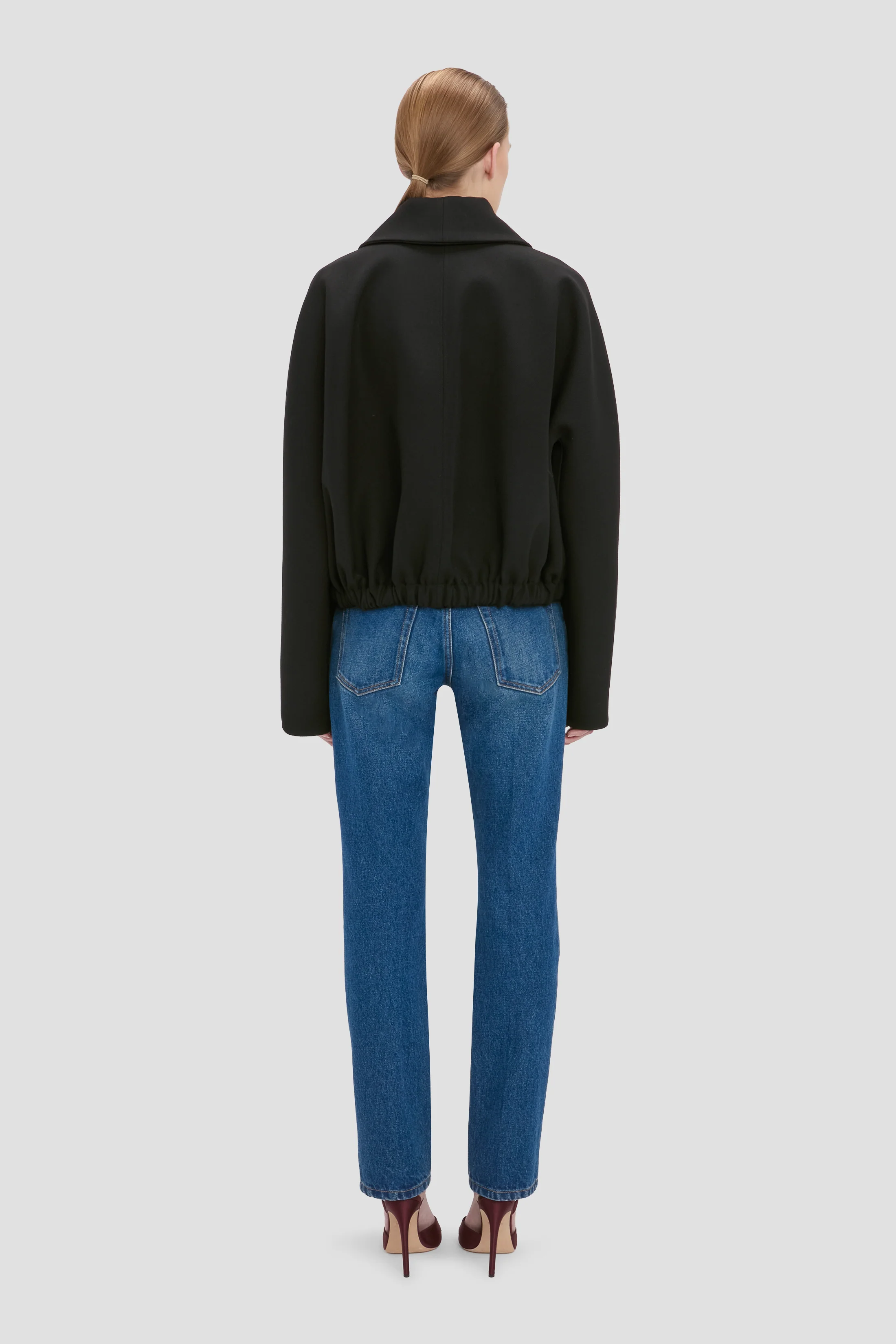 Arden Bomber Jacket In Black - Image 4