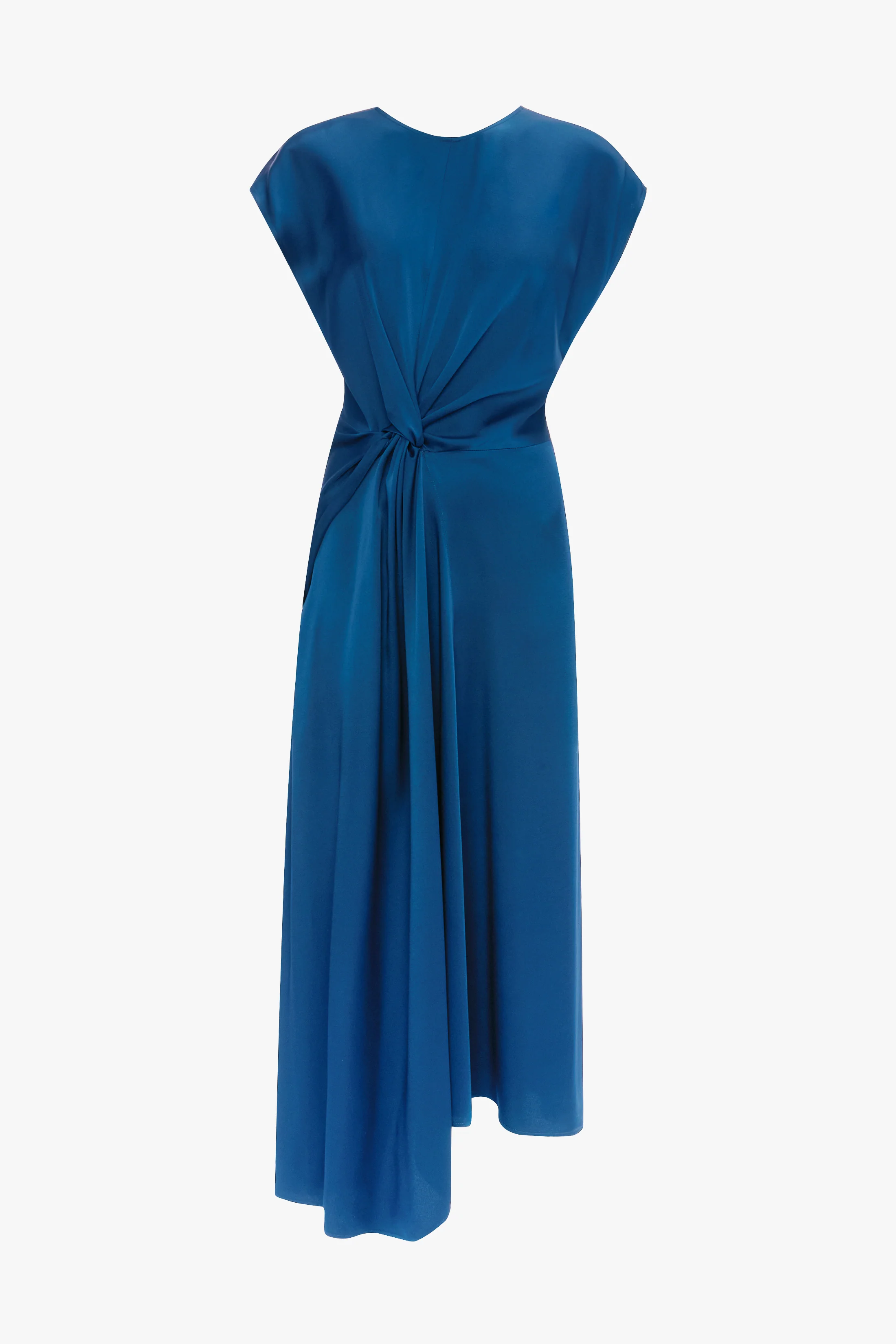 Aria Midi Dress In Blue - Image 5