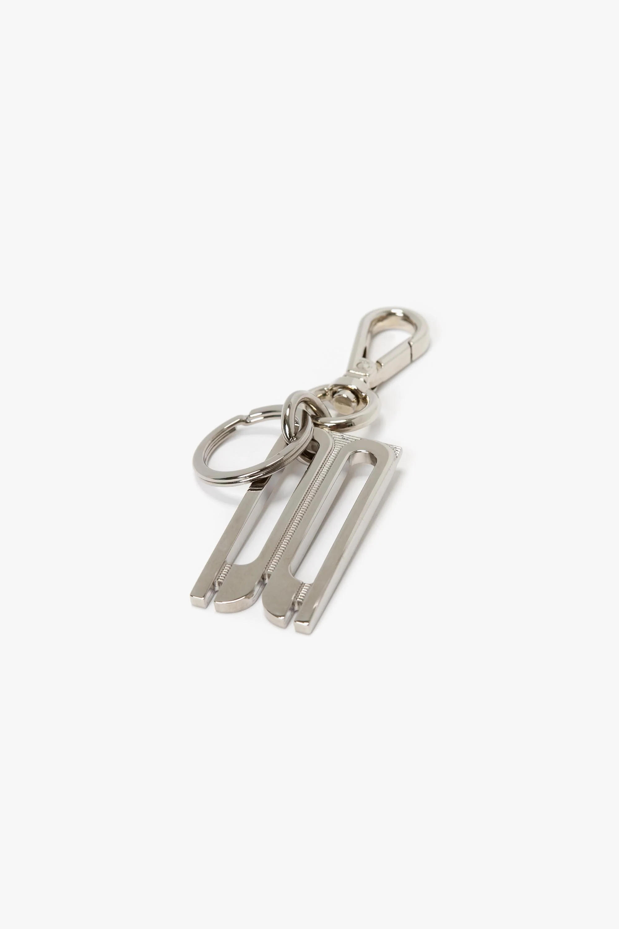 Charm Keyring In Silver - Image 2
