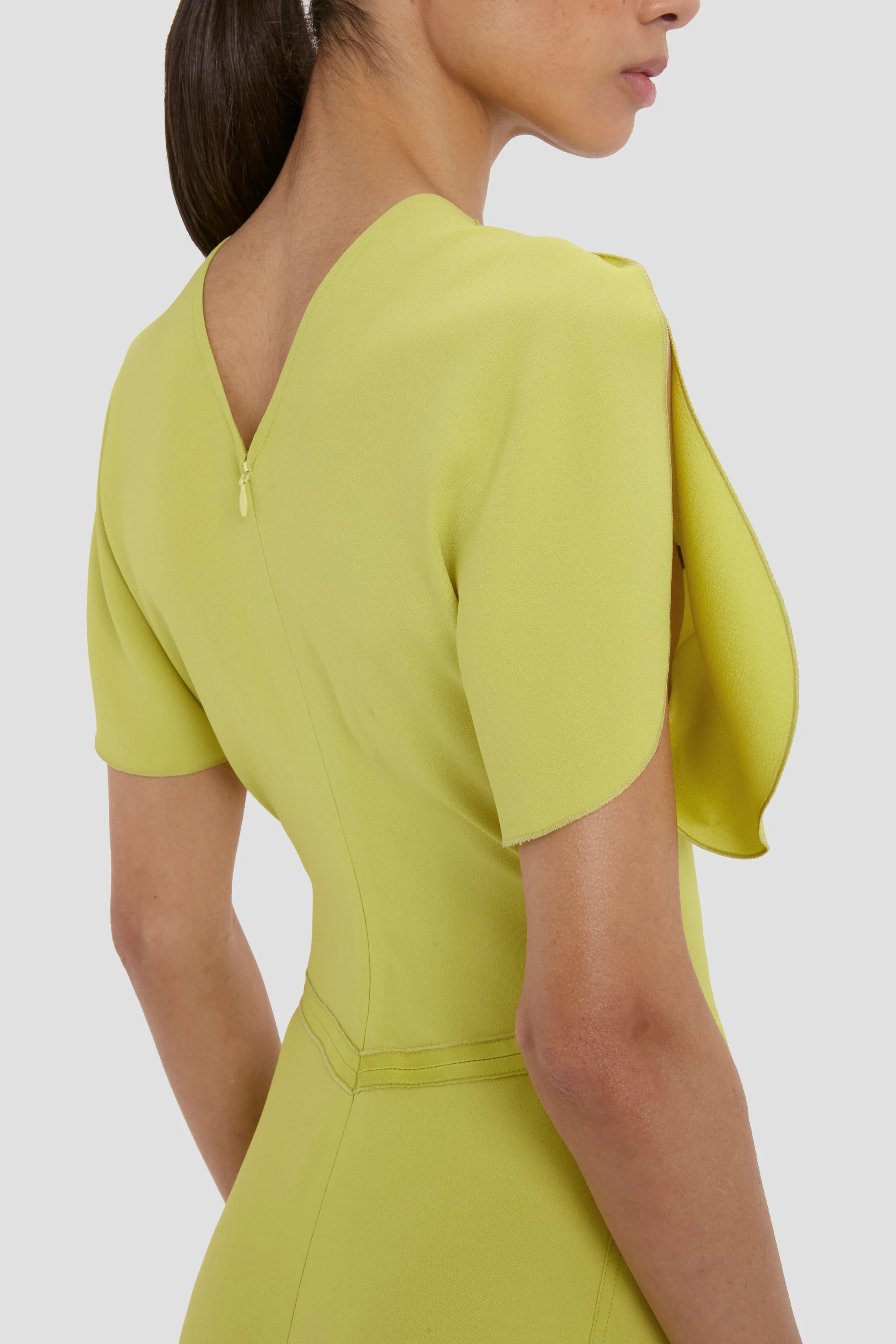 Bela Midi Dress In Yellow - Image 3