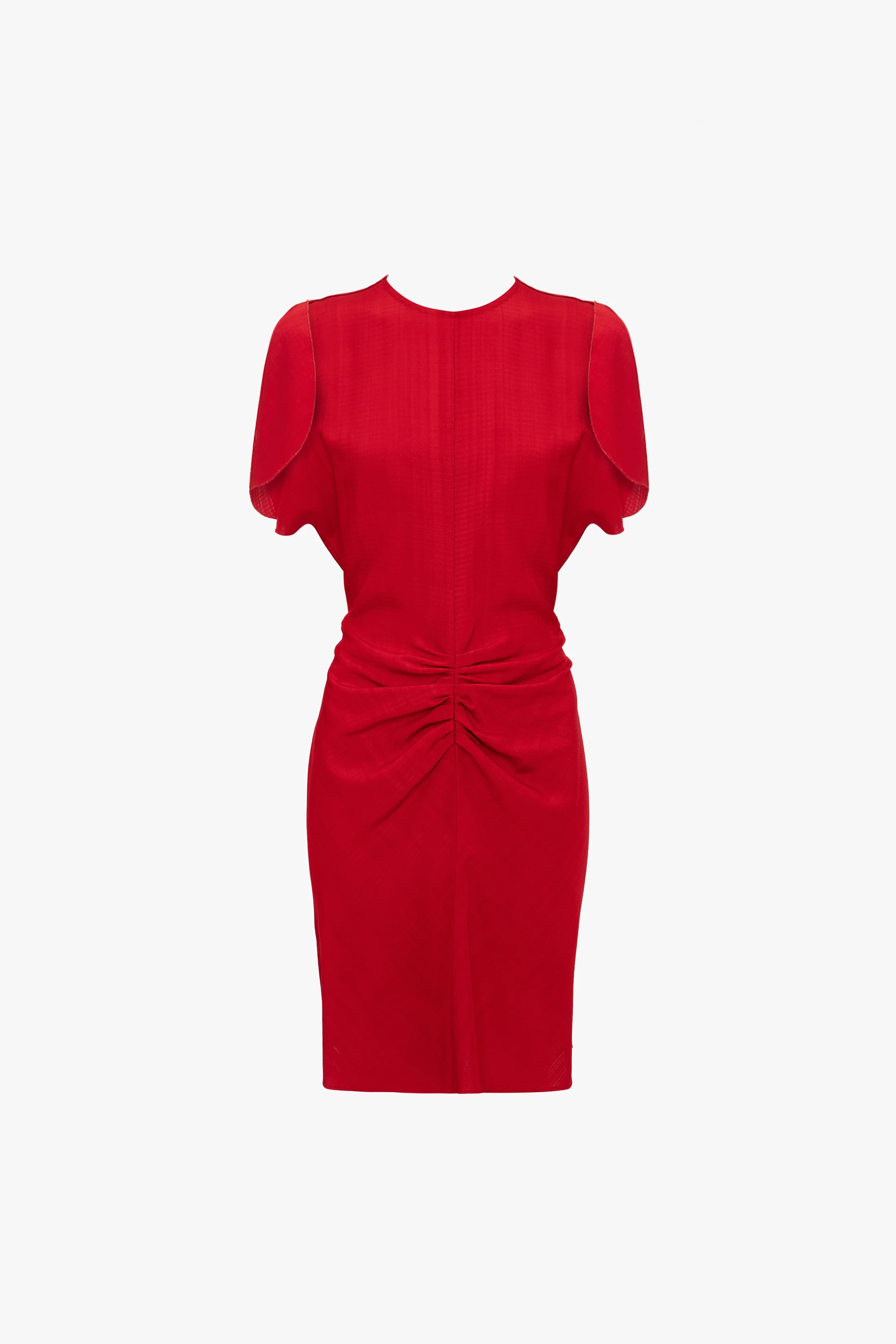 Bela Mini Dress In Carmine - Image 6