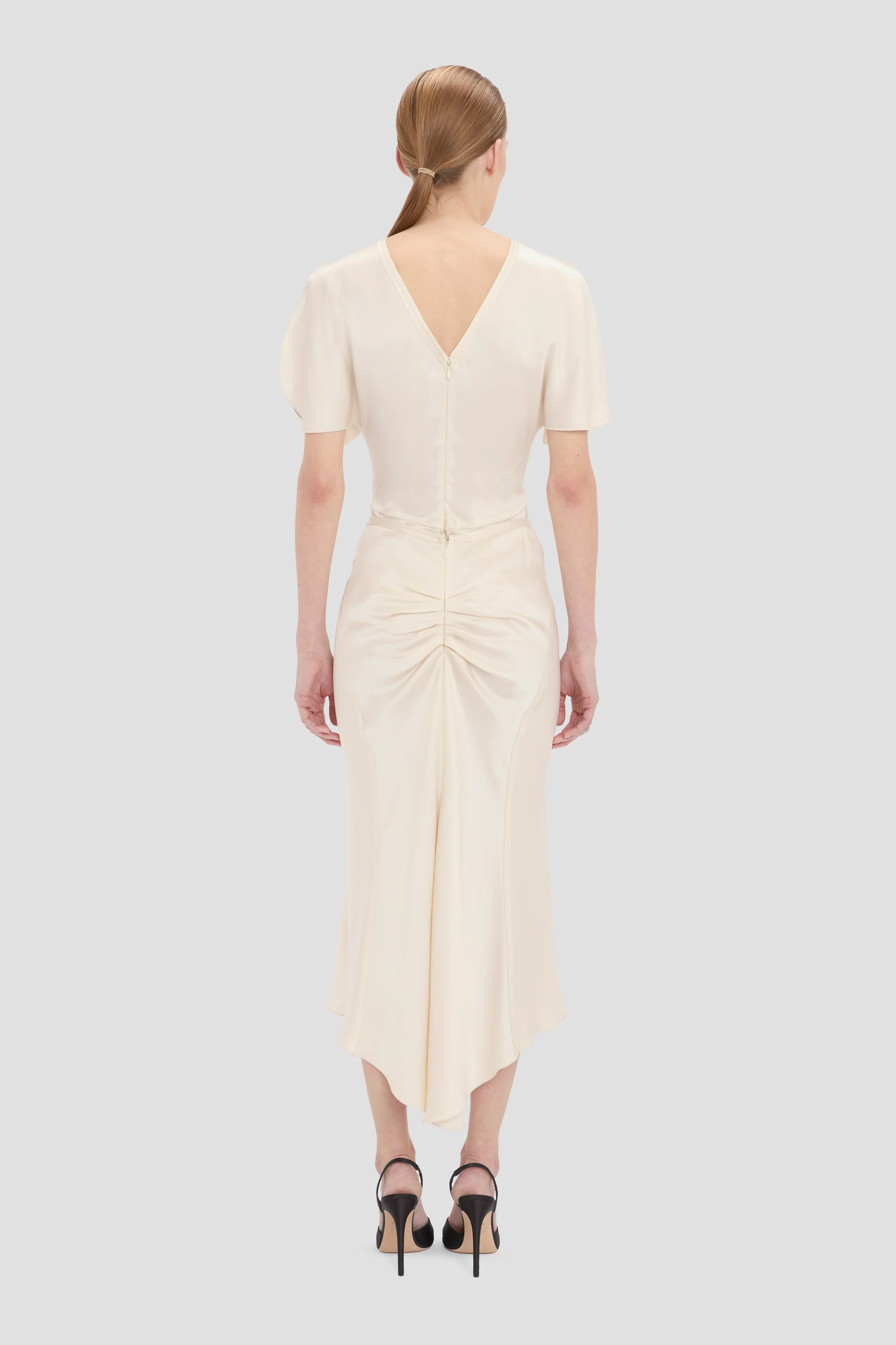 Bela Midi Skirt In Ivory - Image 4