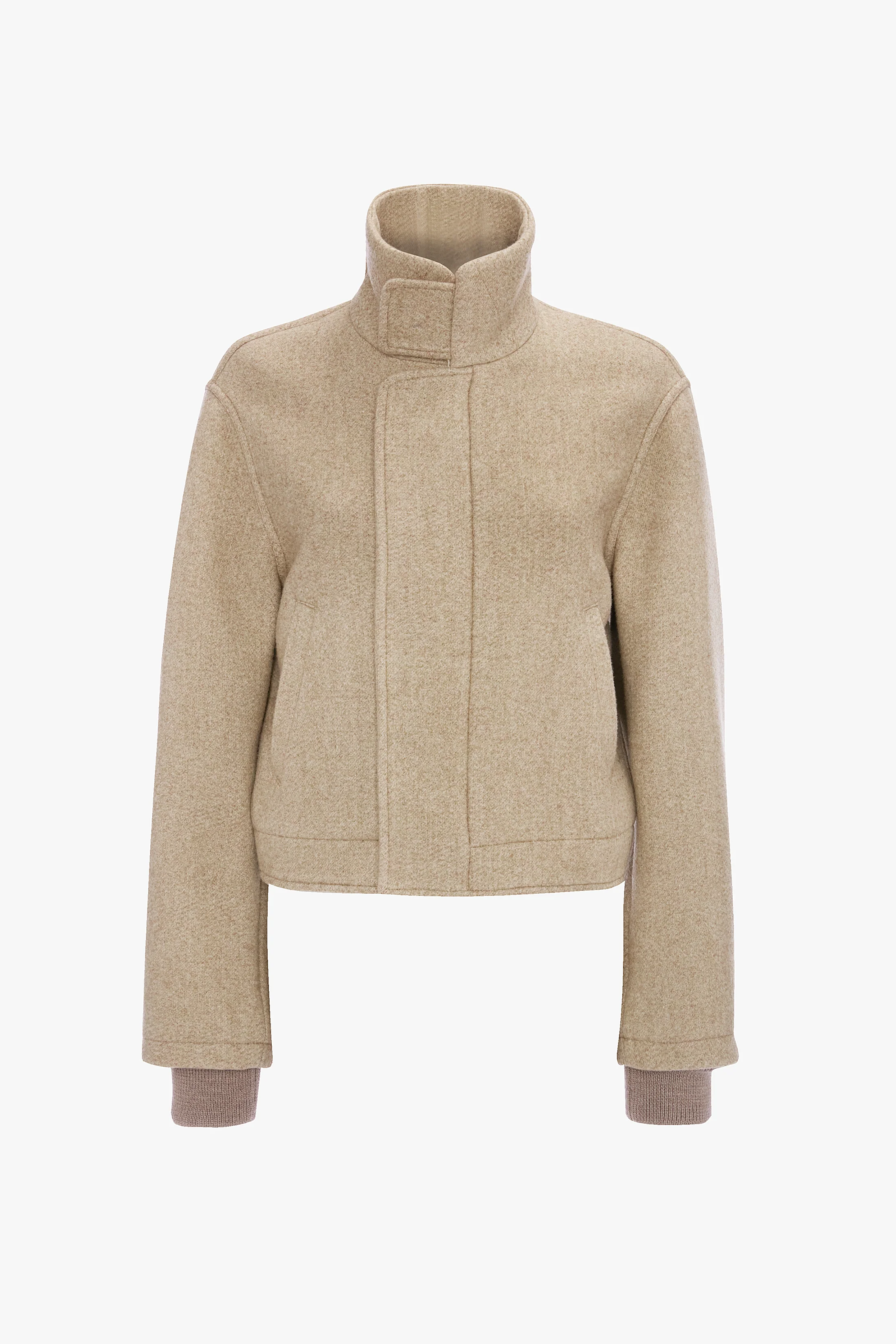 Bomber Jacket In Camel - Image 6