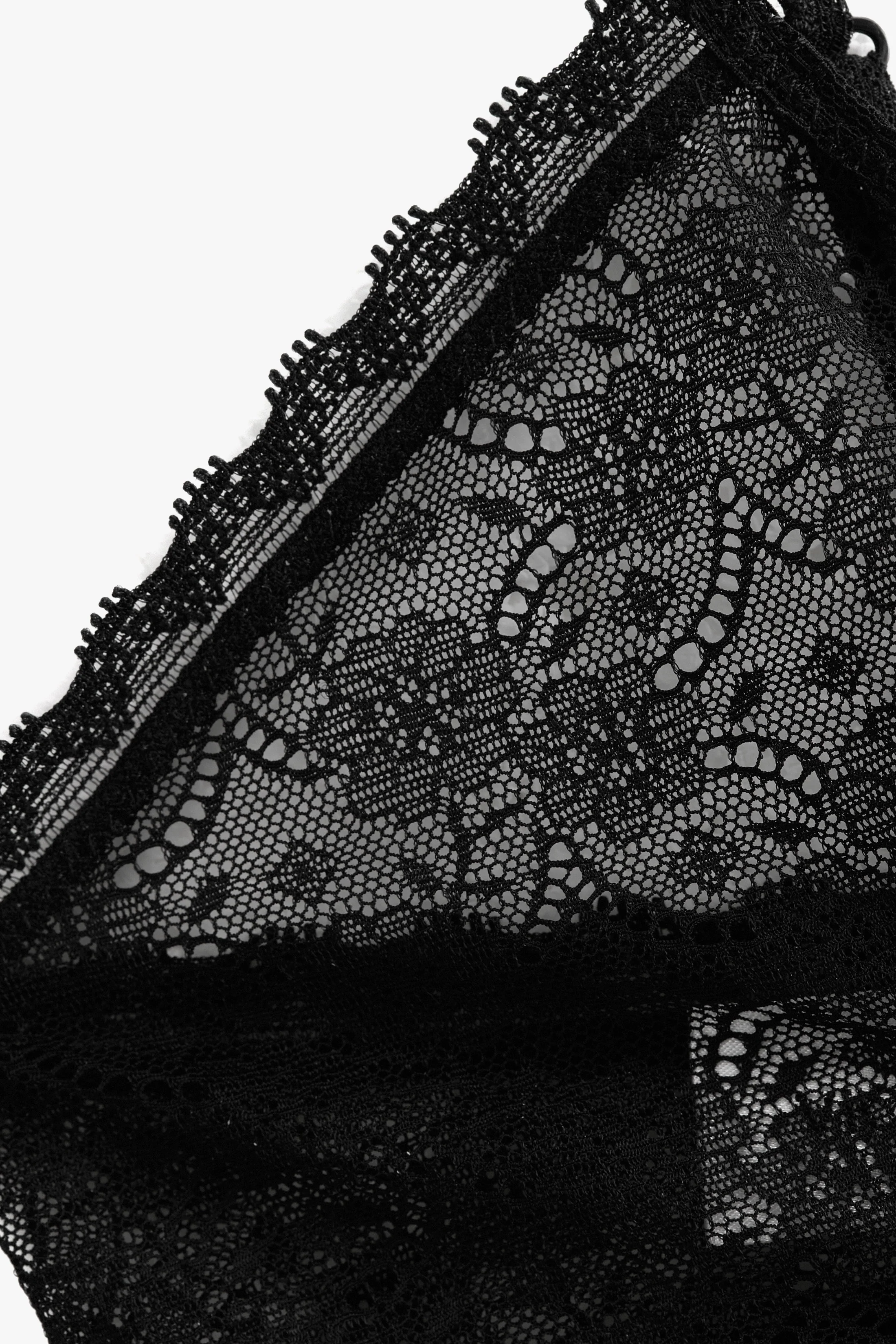 Lace Bra In Black - Image 2