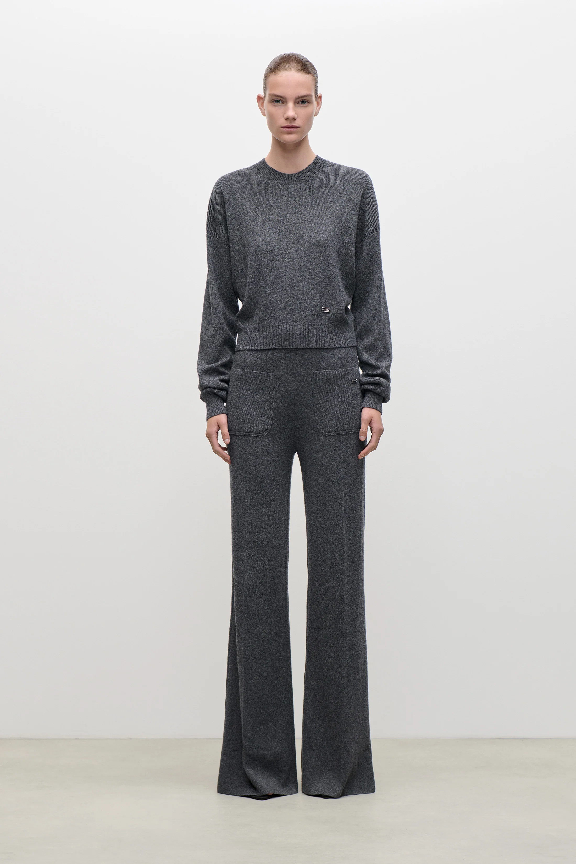 Luna Jumper In Dark Grey - Image 2