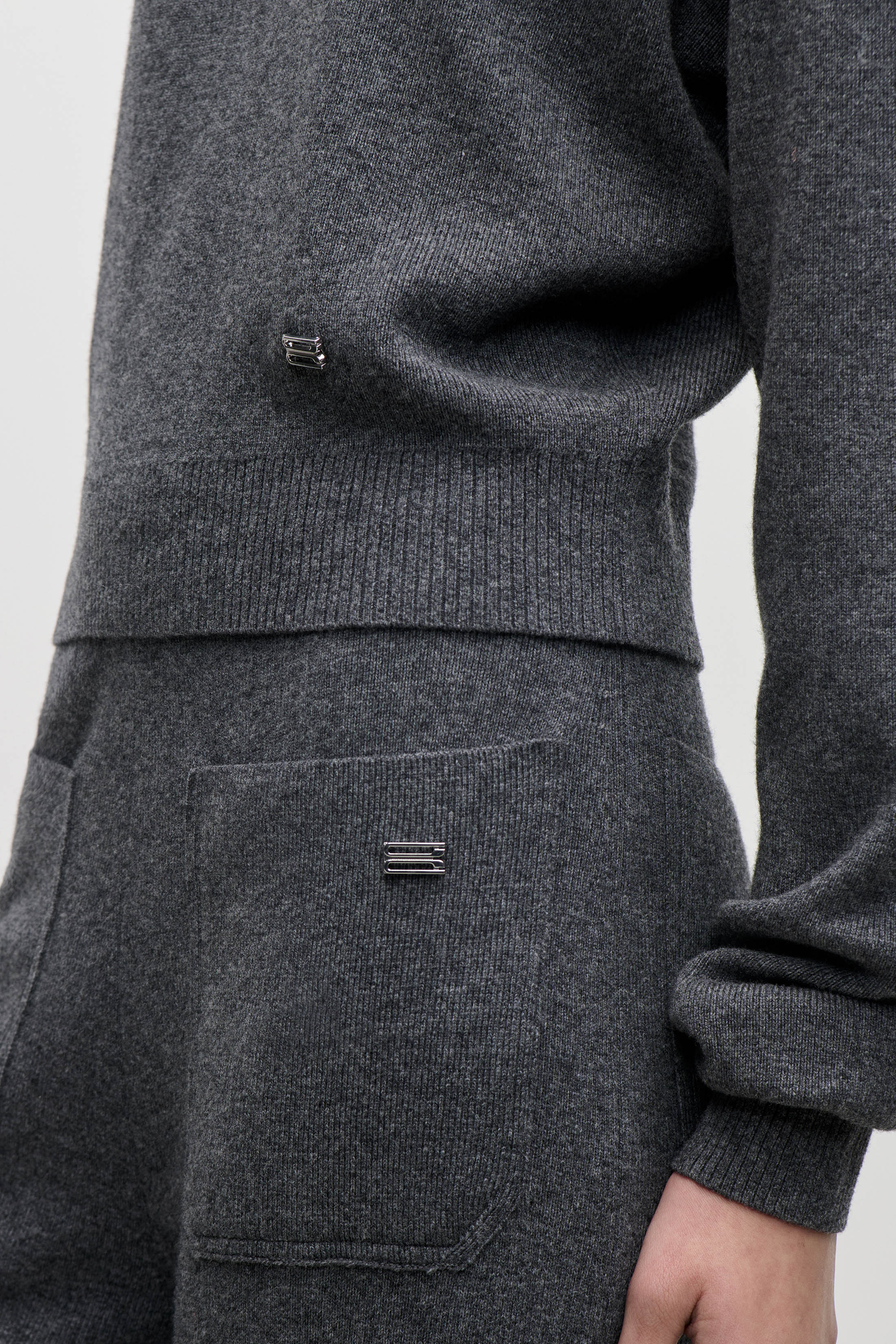 Luna Jumper In Dark Grey - Image 4