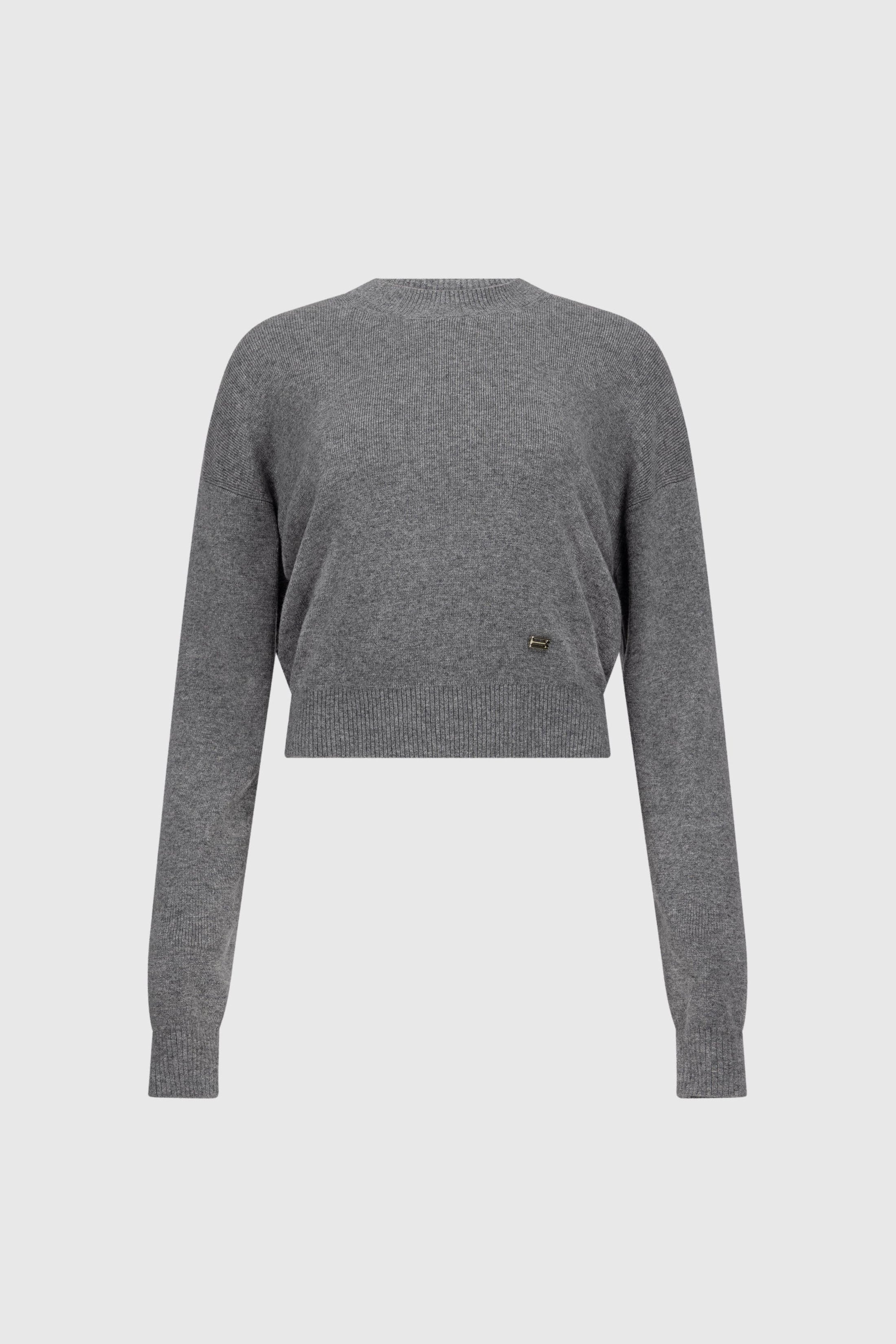 Luna Jumper In Mid Grey - Image 6