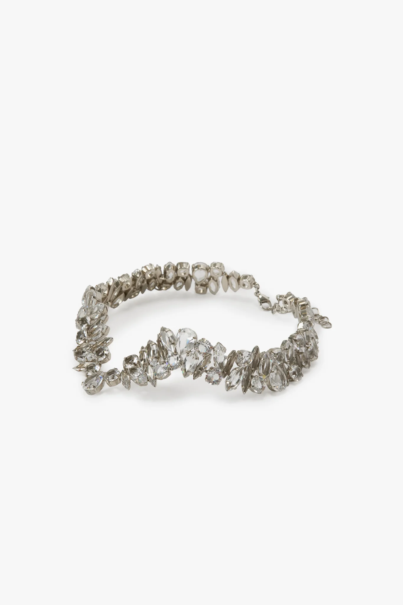 Crystal Choker In Silver - Image 5