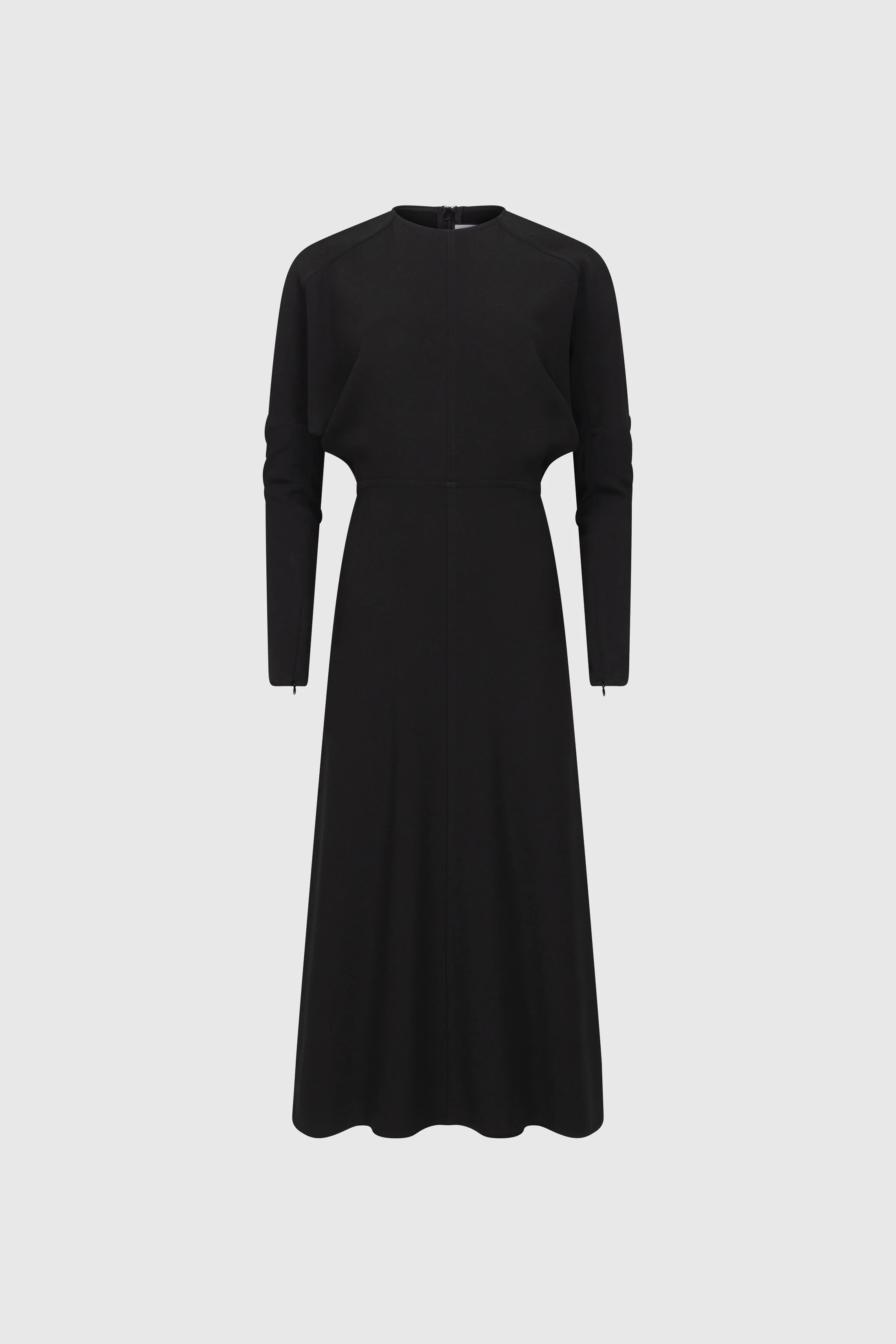 Dolman Midi Dress In Black - Image 6