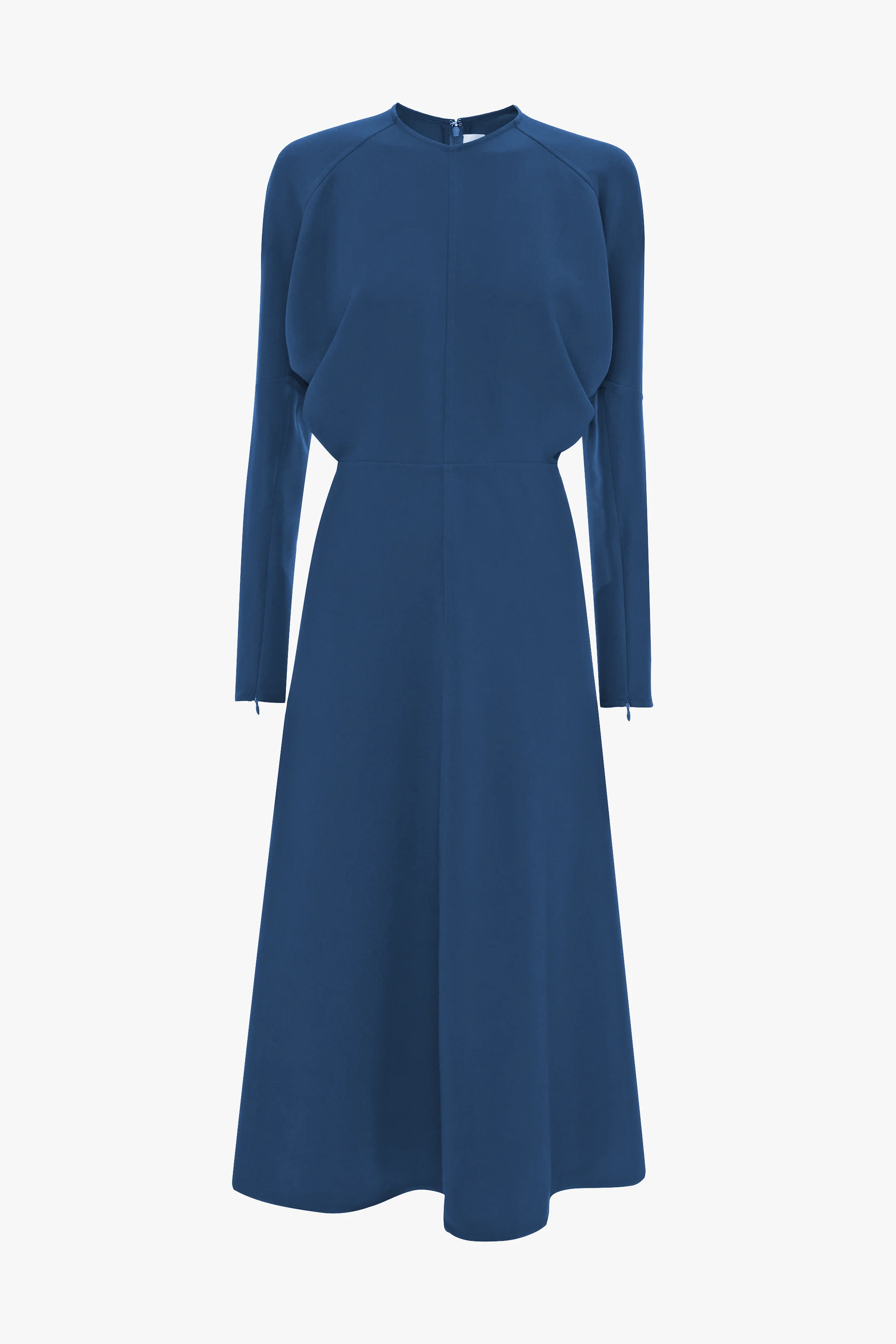 Dolman Midi Dress In Blue - Image 5