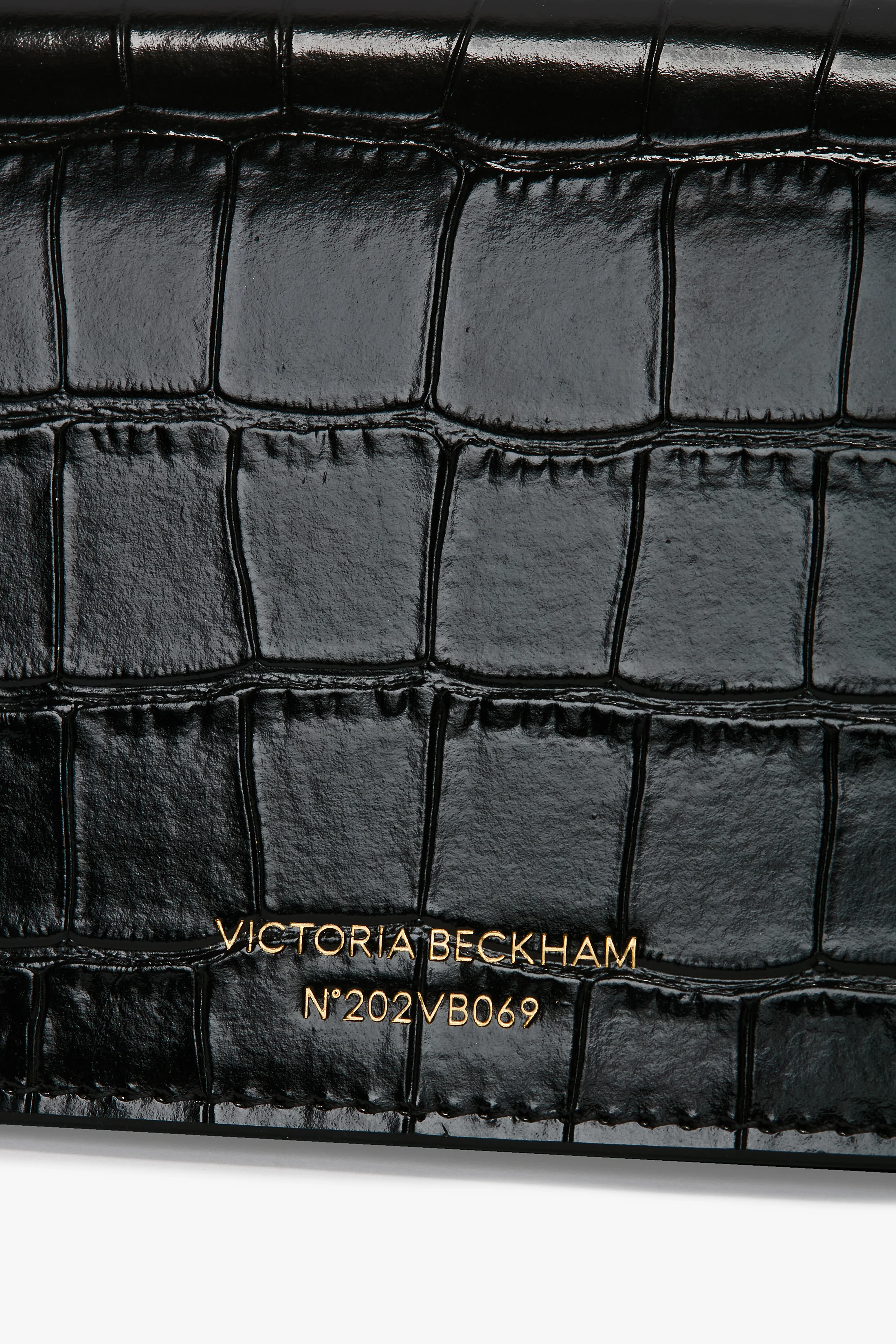 Dorian East-West Clutch Croc Embossed Leather - Image 4