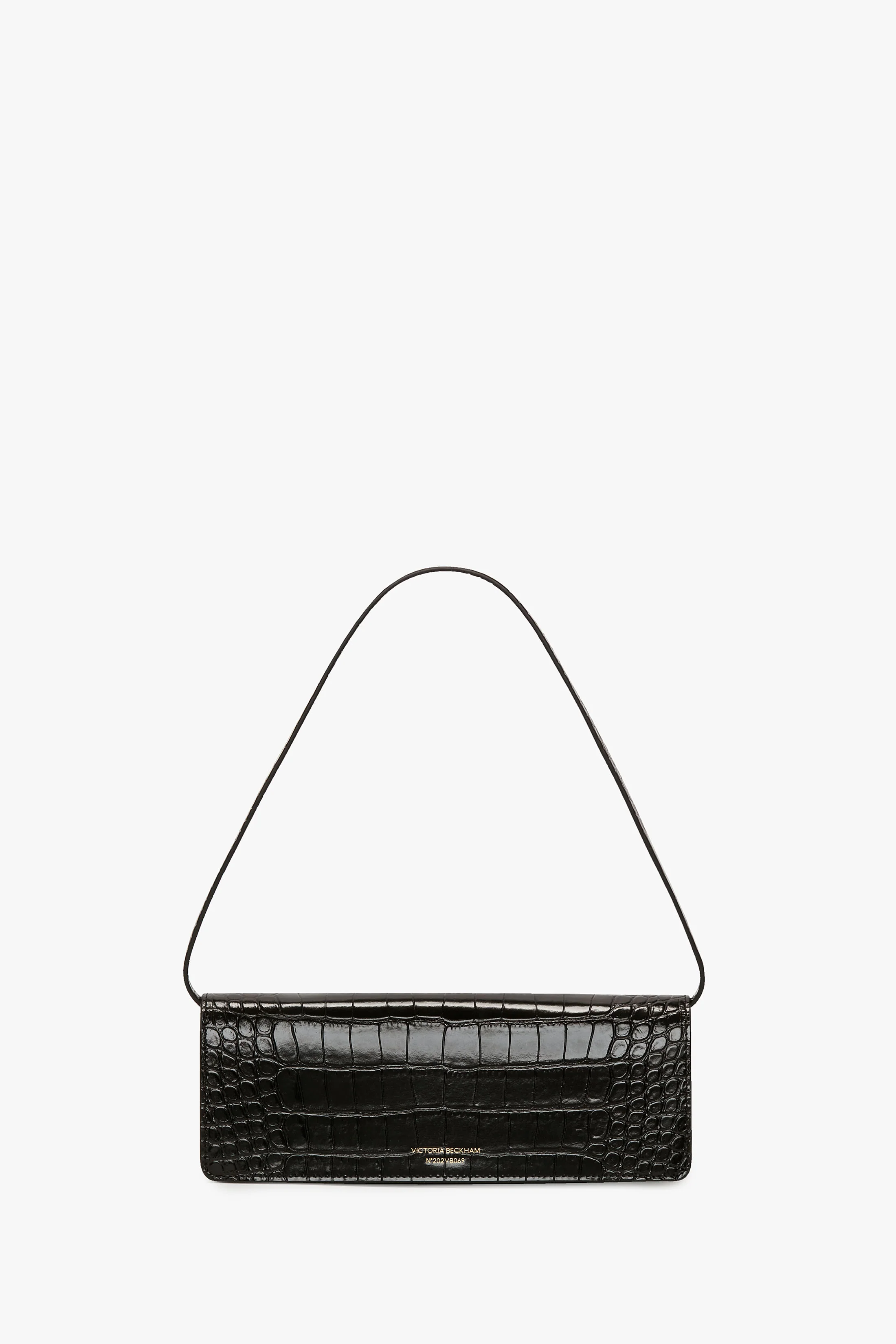 Dorian East-West Clutch Croc Embossed Leather - Image 5