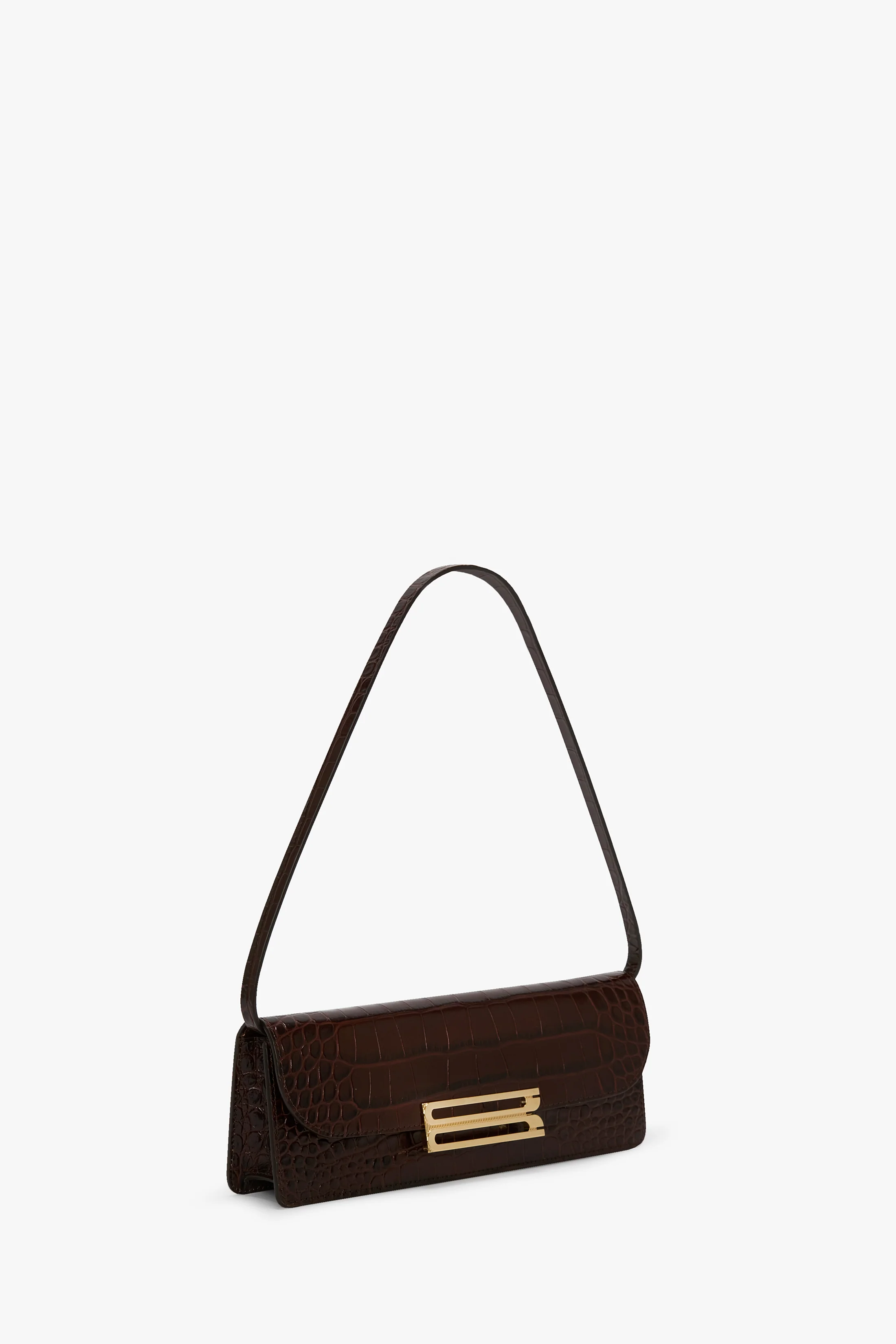 Dorian East-West Clutch Croc Embossed Leather - Image 3