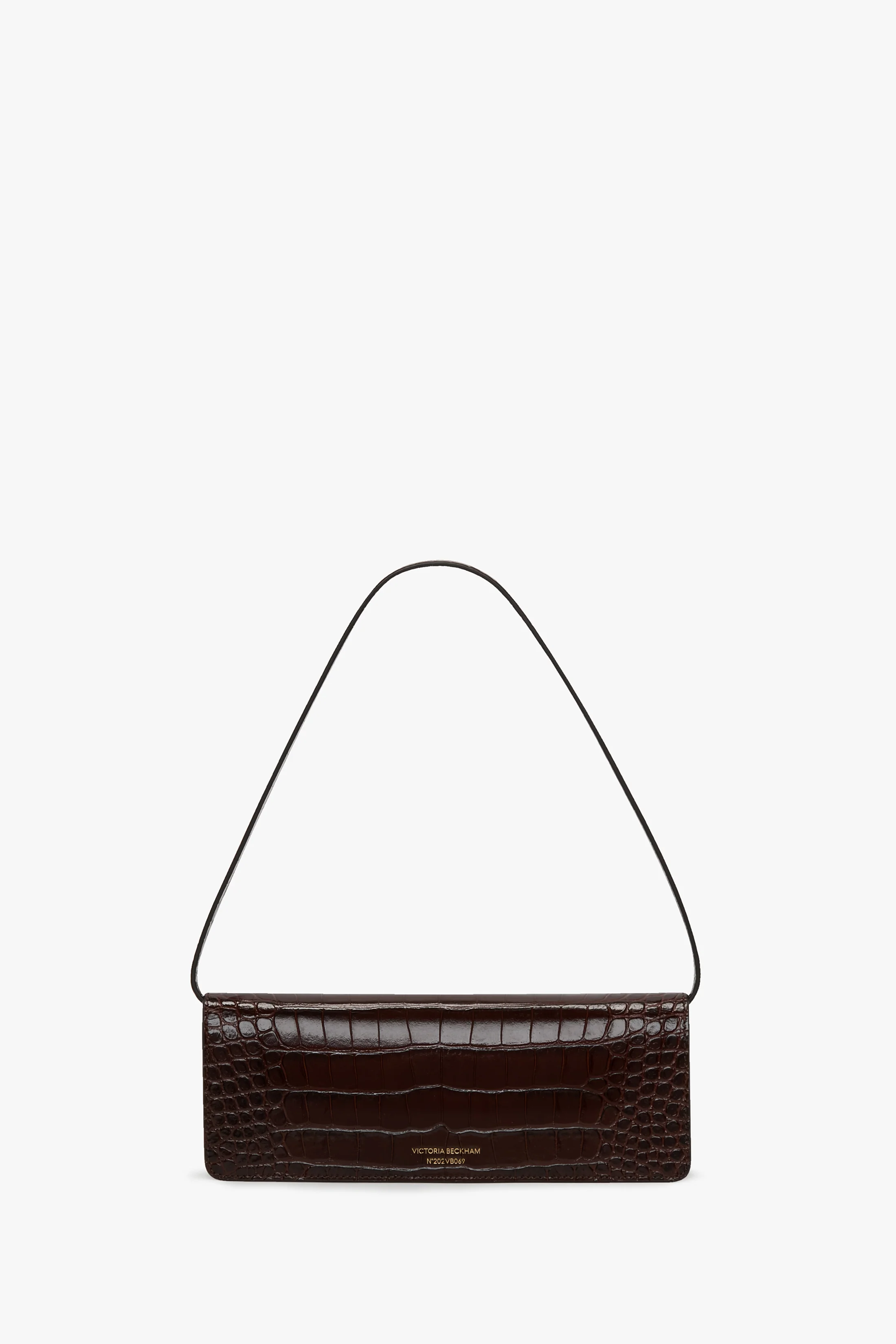 Dorian East-West Clutch Croc Embossed Leather - Image 5