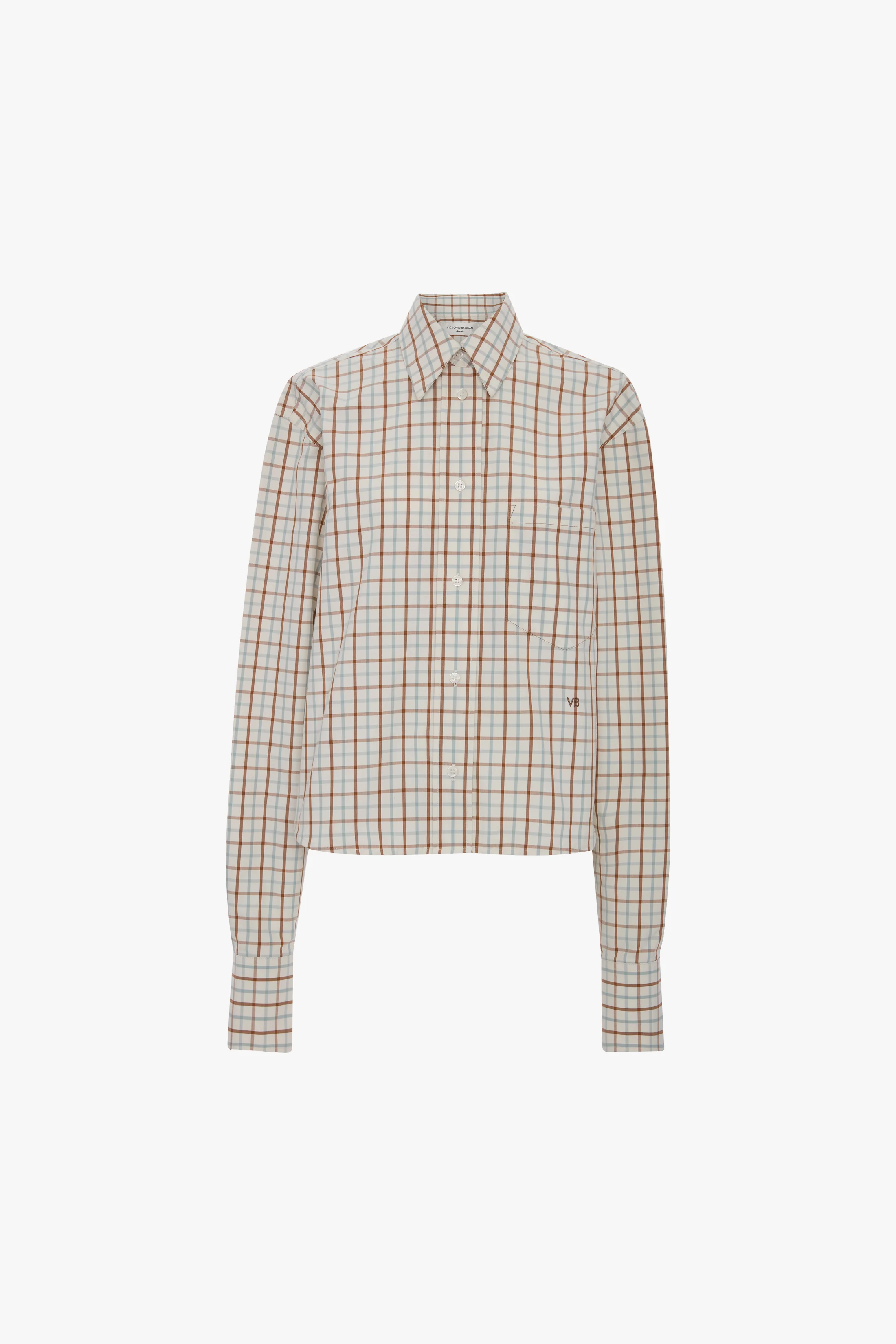 Ellys Shirt In Multi-White Check - Image 6