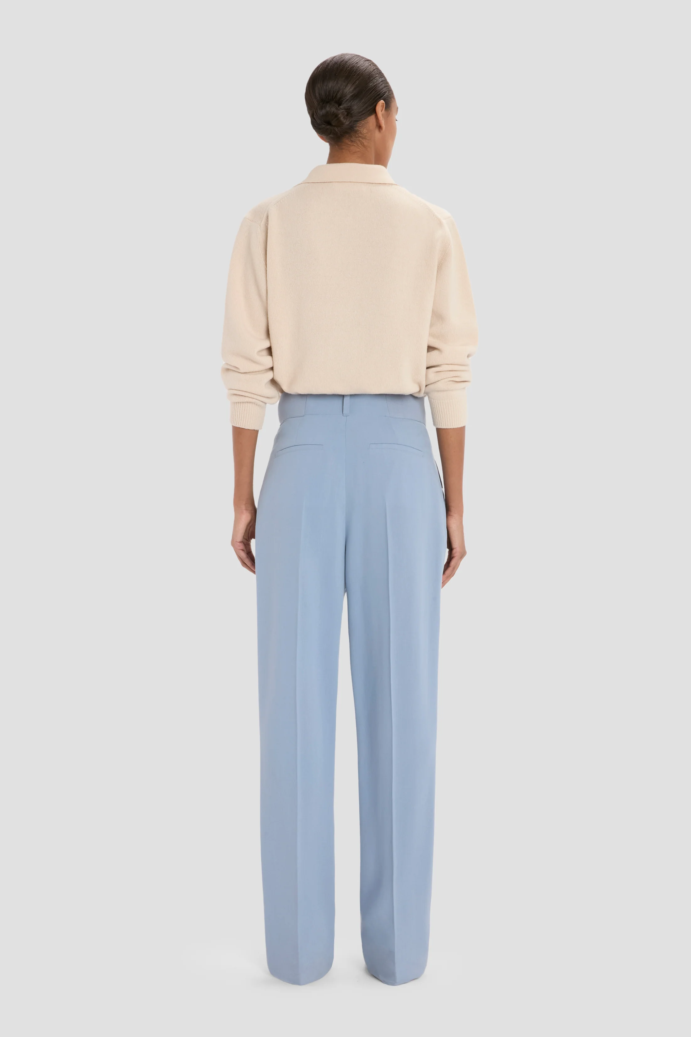 Tailored Trouser In Blue - Image 4