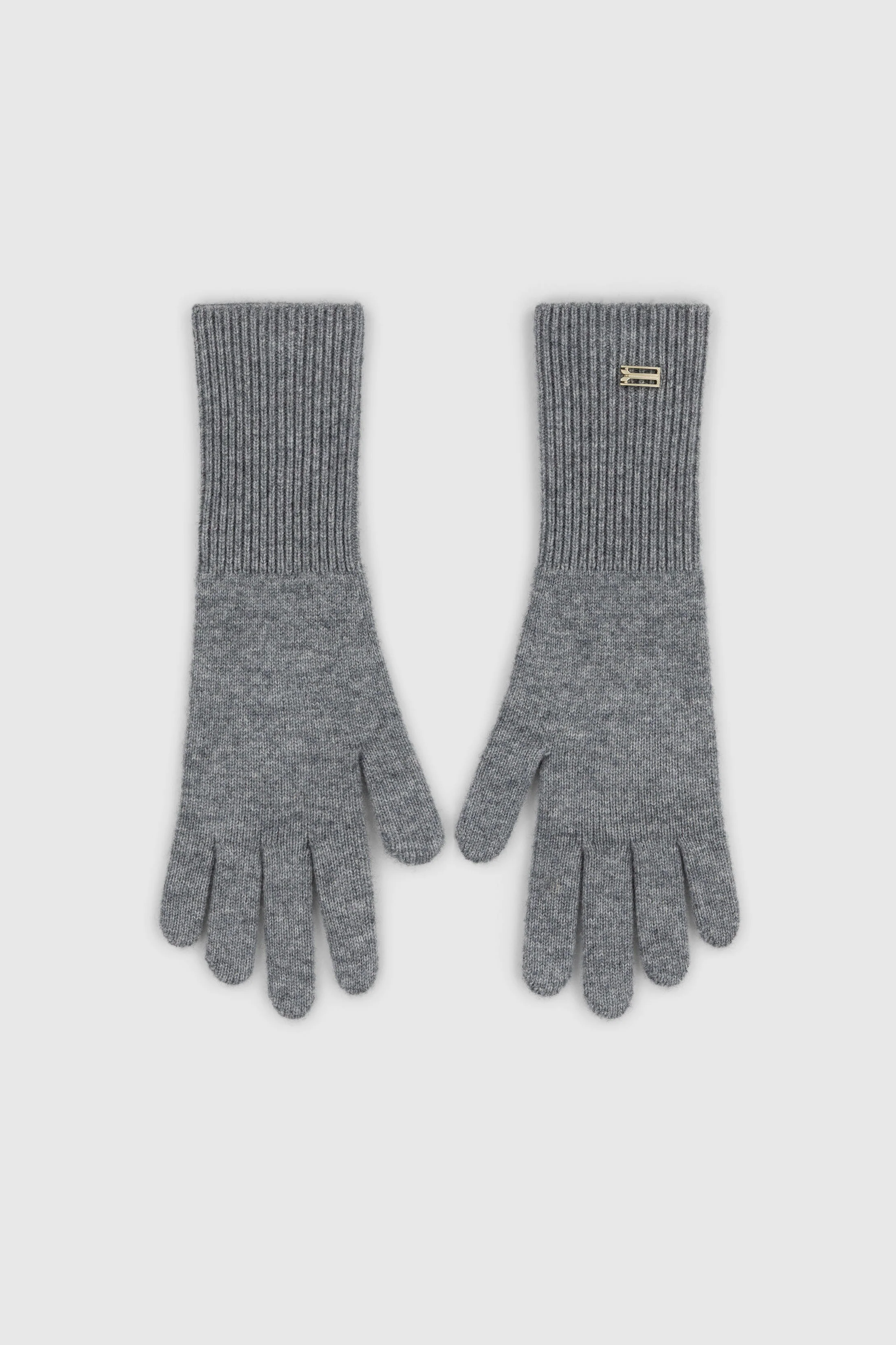 Gloves In Mid Grey