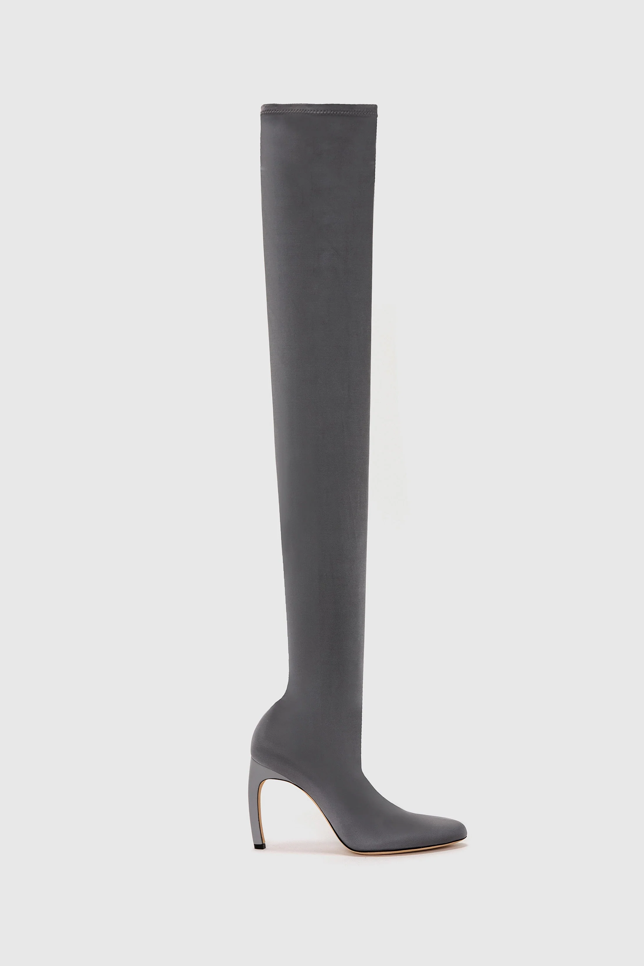 Harlow Thigh-High Stretch Boot 100 Jersey