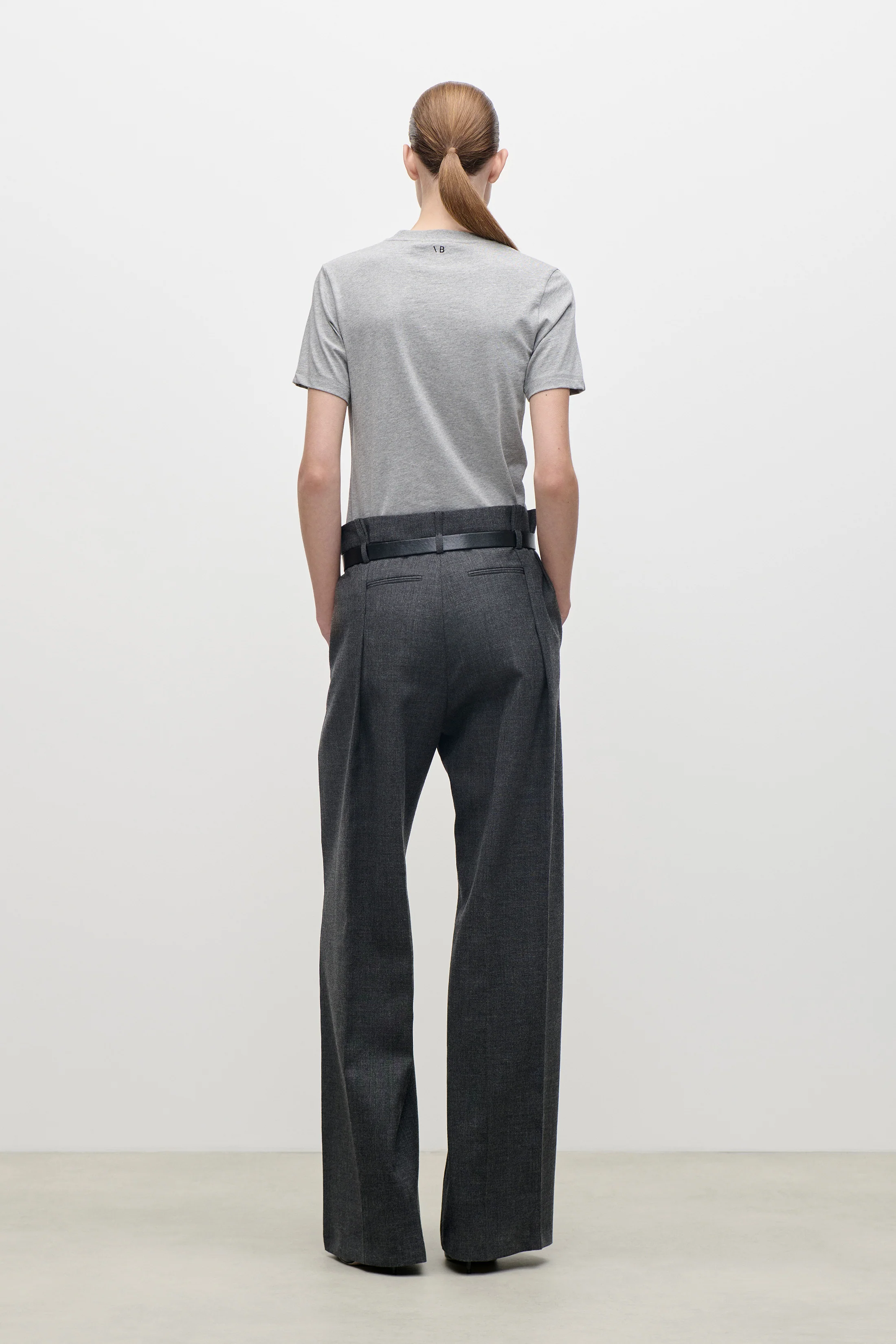 Jamie T-Shirt In Grey Marl - Image 3