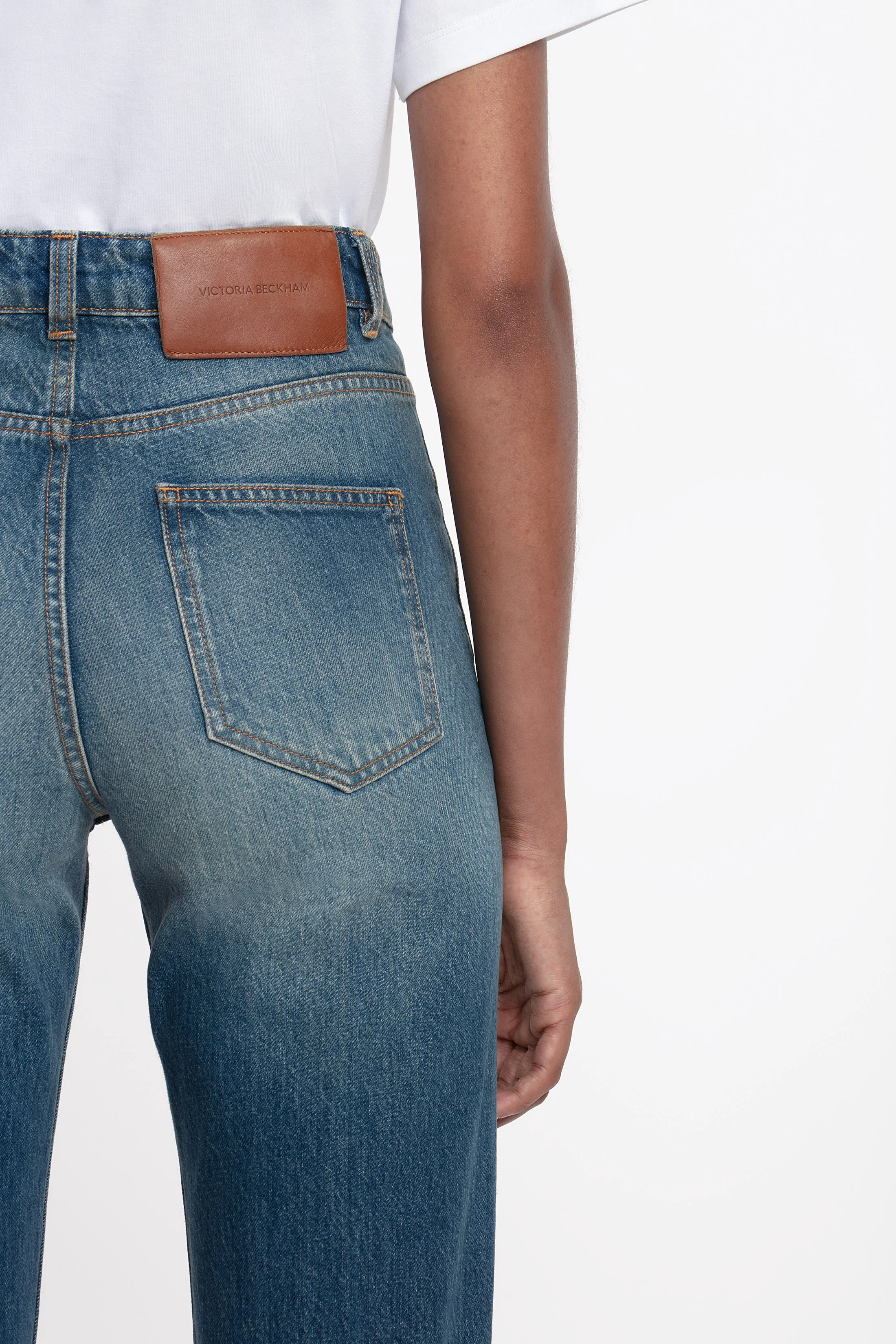 Julia Stretch Jean In Mid Blue - Image 5
