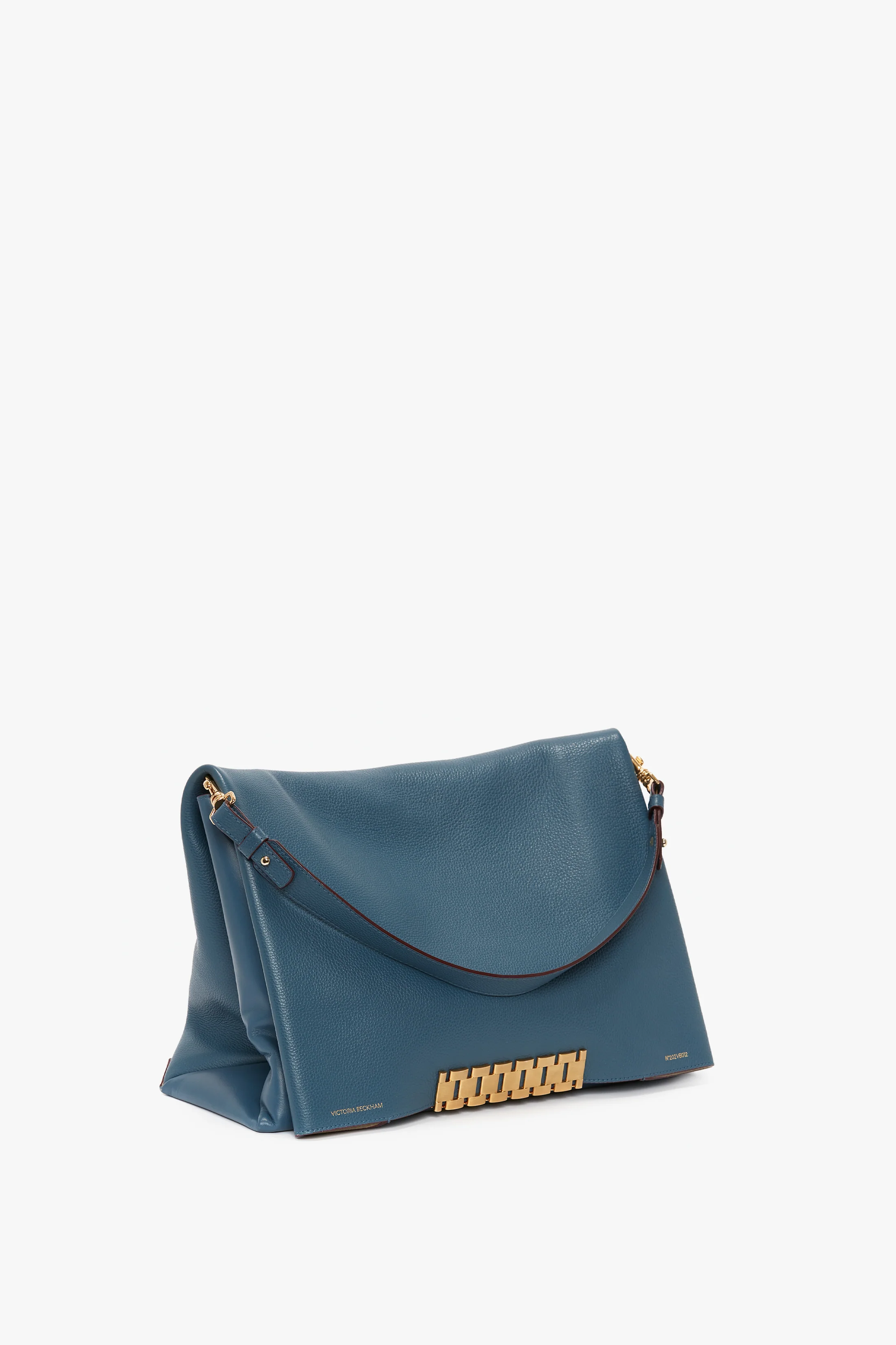 Jumbo Chain Pouch In Blue - Image 2