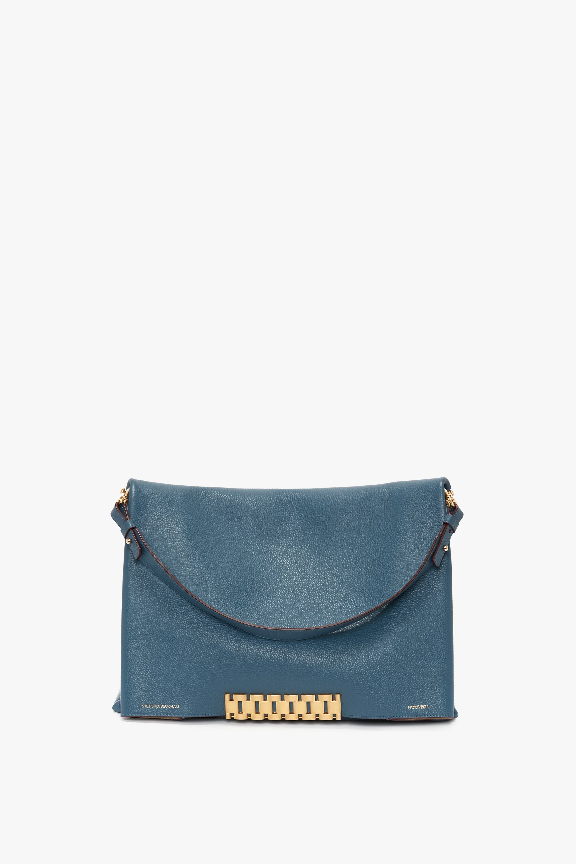 Jumbo Chain Pouch In Blue - Image 3