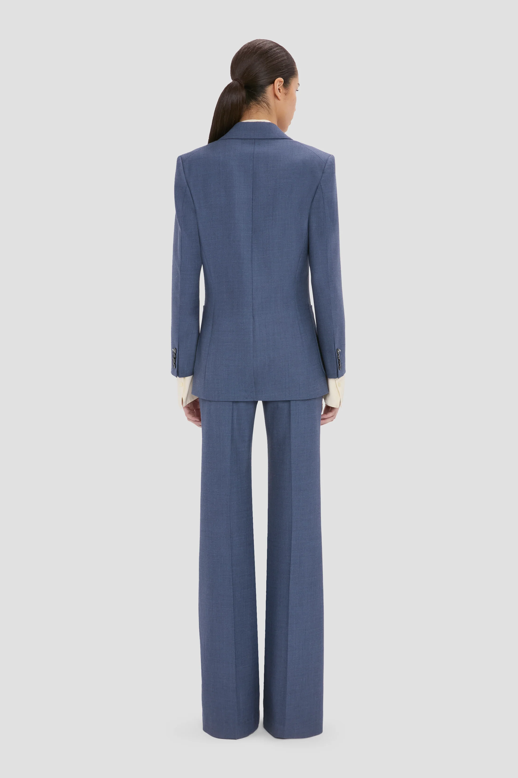 Katherine Jacket In Blue Melange - Image 4