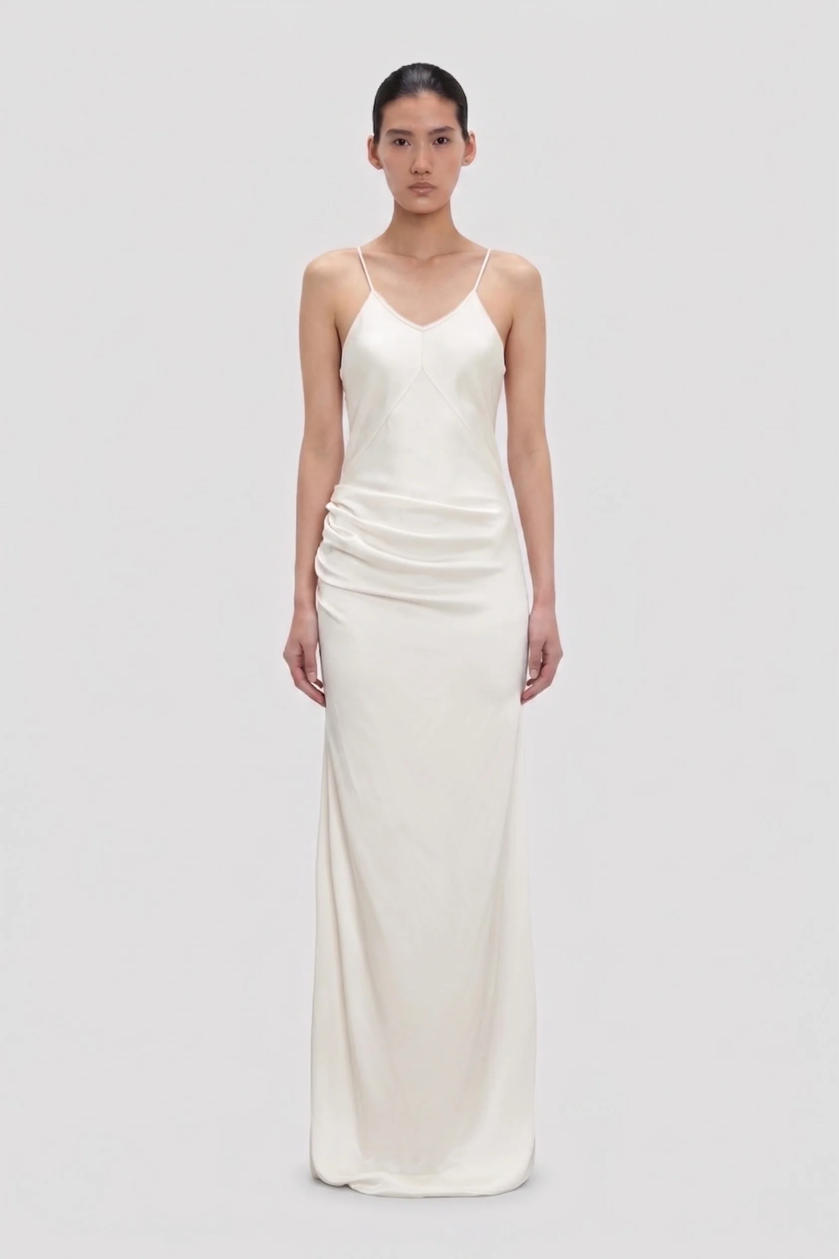 Cami Floor-Length Dress In Ivory