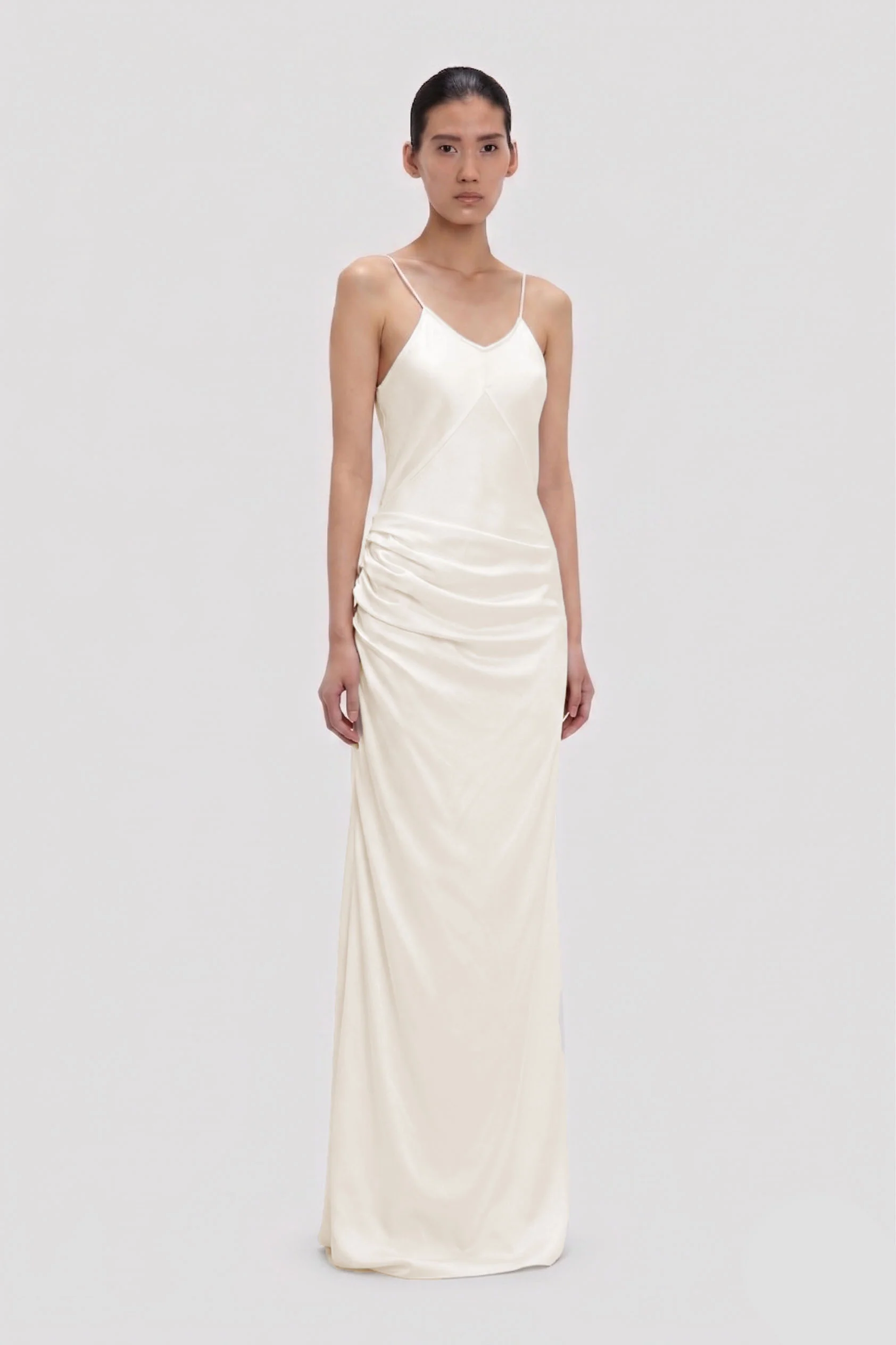 Cami Floor-Length Dress In Ivory - Image 3