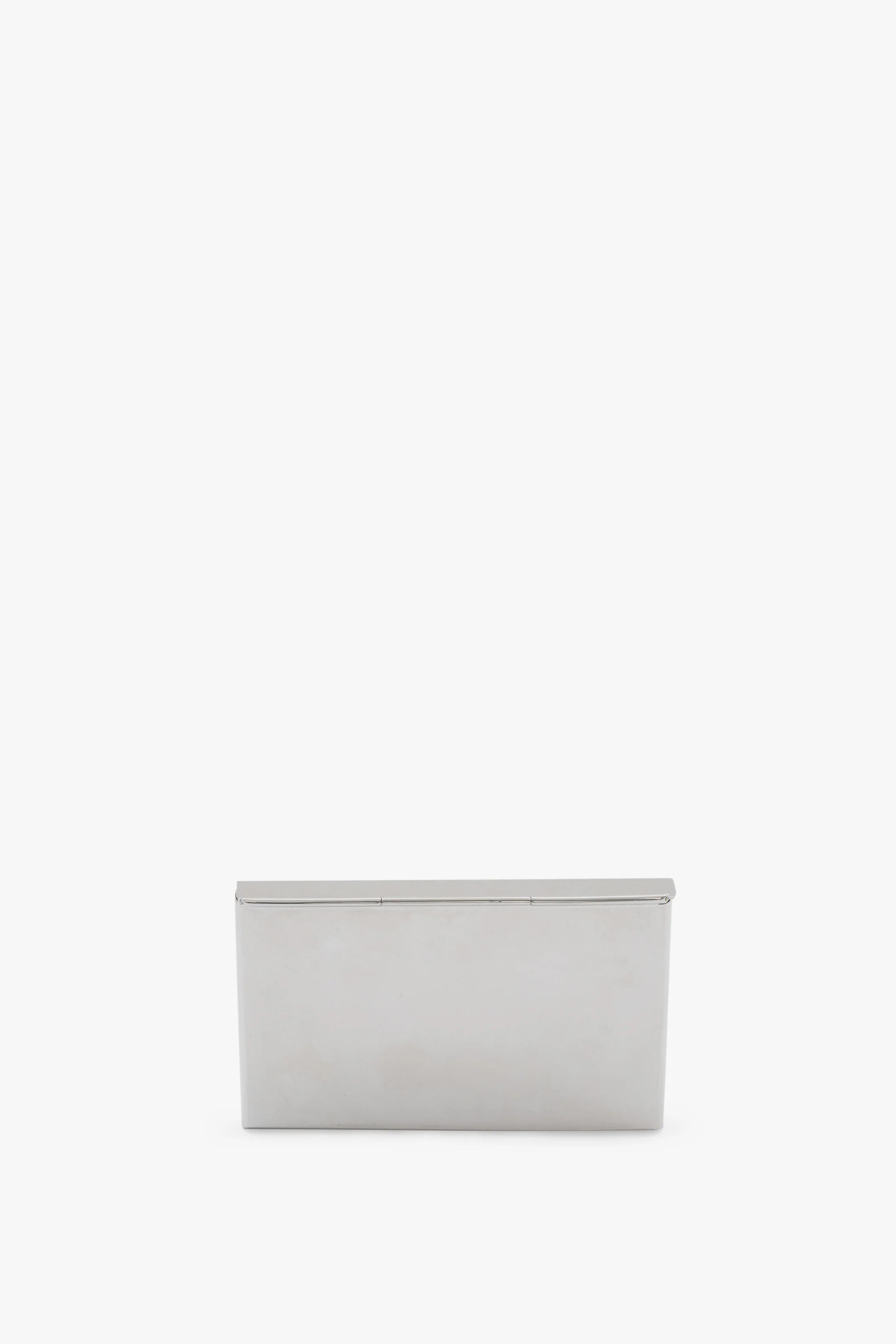 Envelope Card Holder In Silver - Image 3