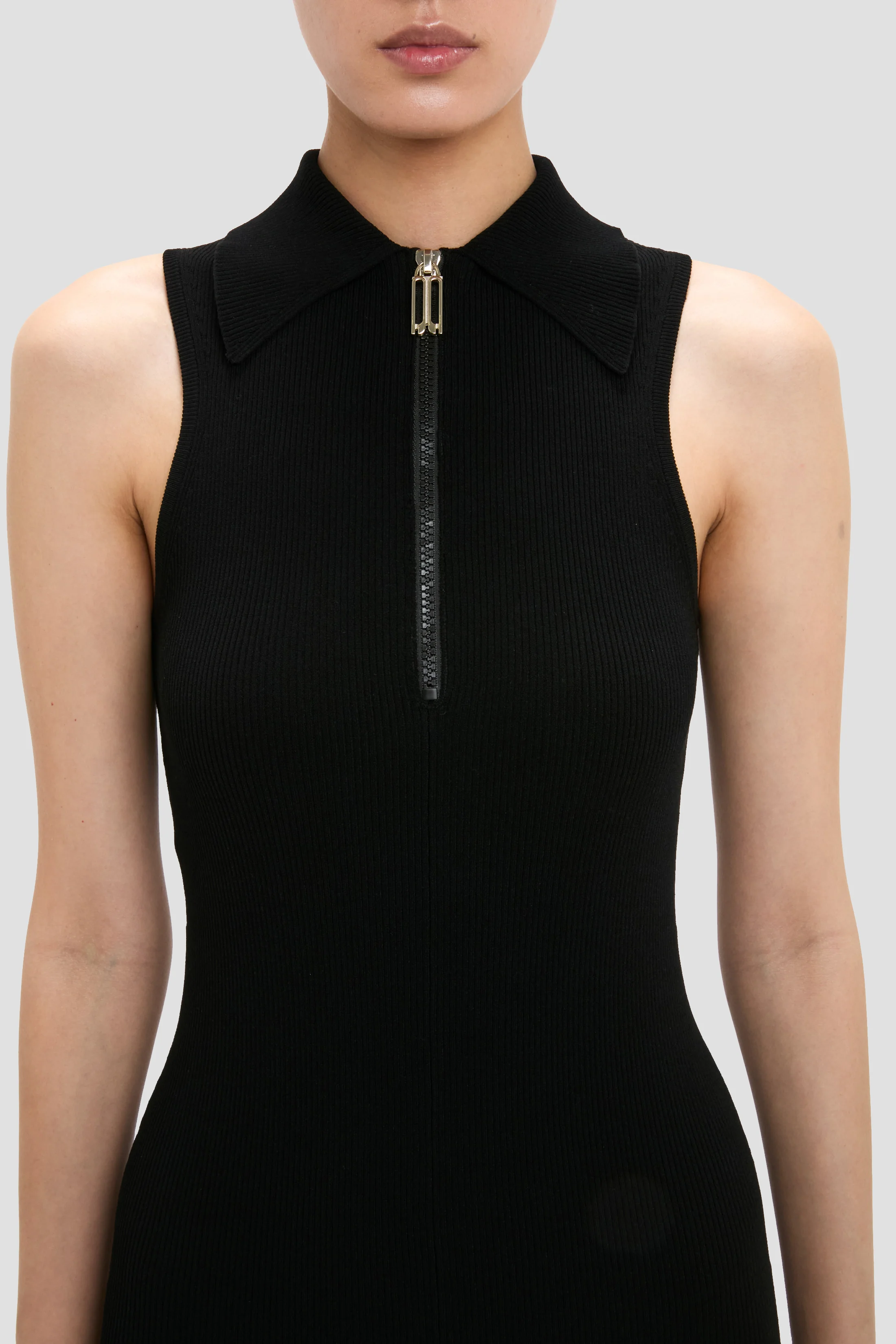 Mira Midi Dress In Black - Image 2