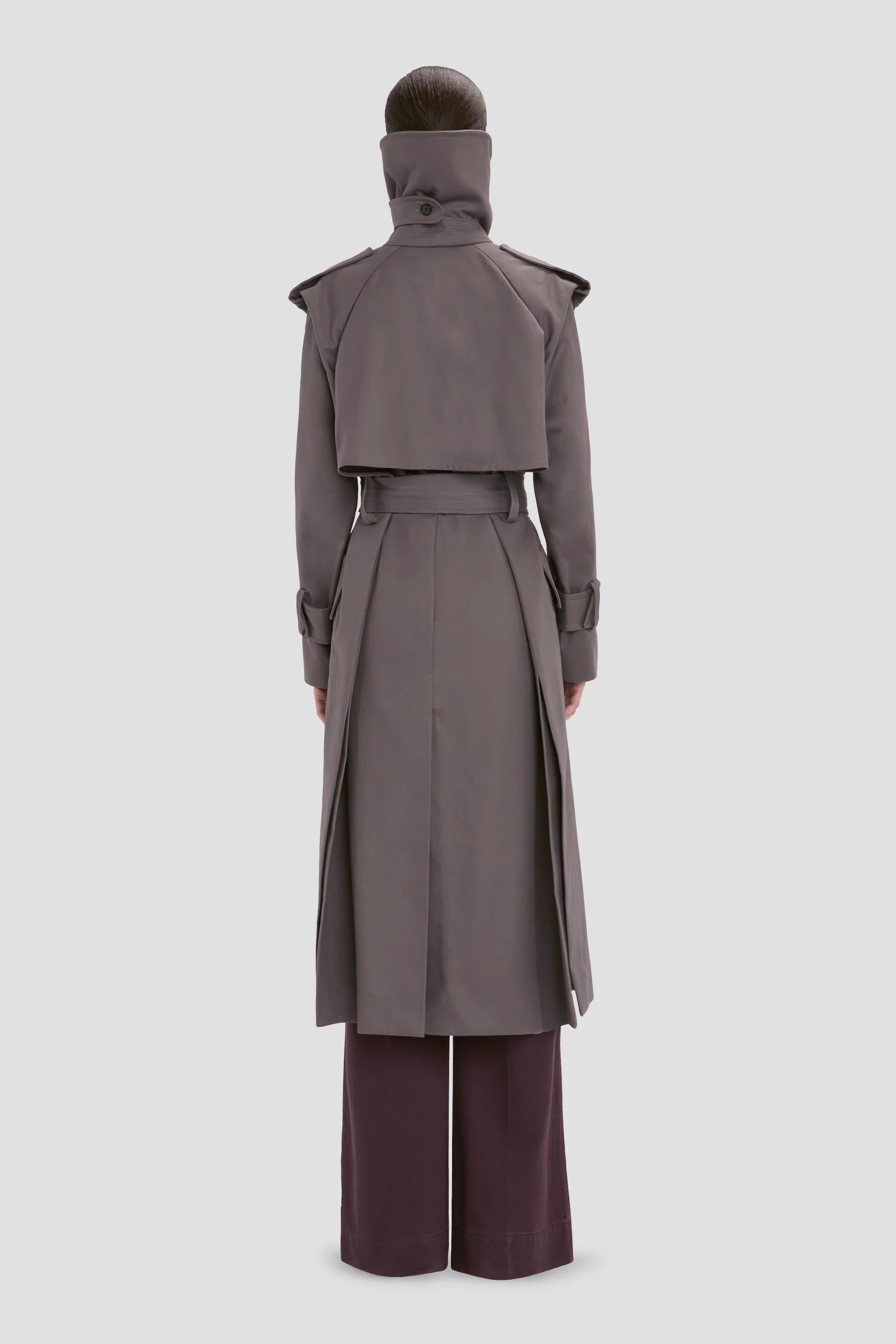 Philippa Trench Coat In Grey - Image 4