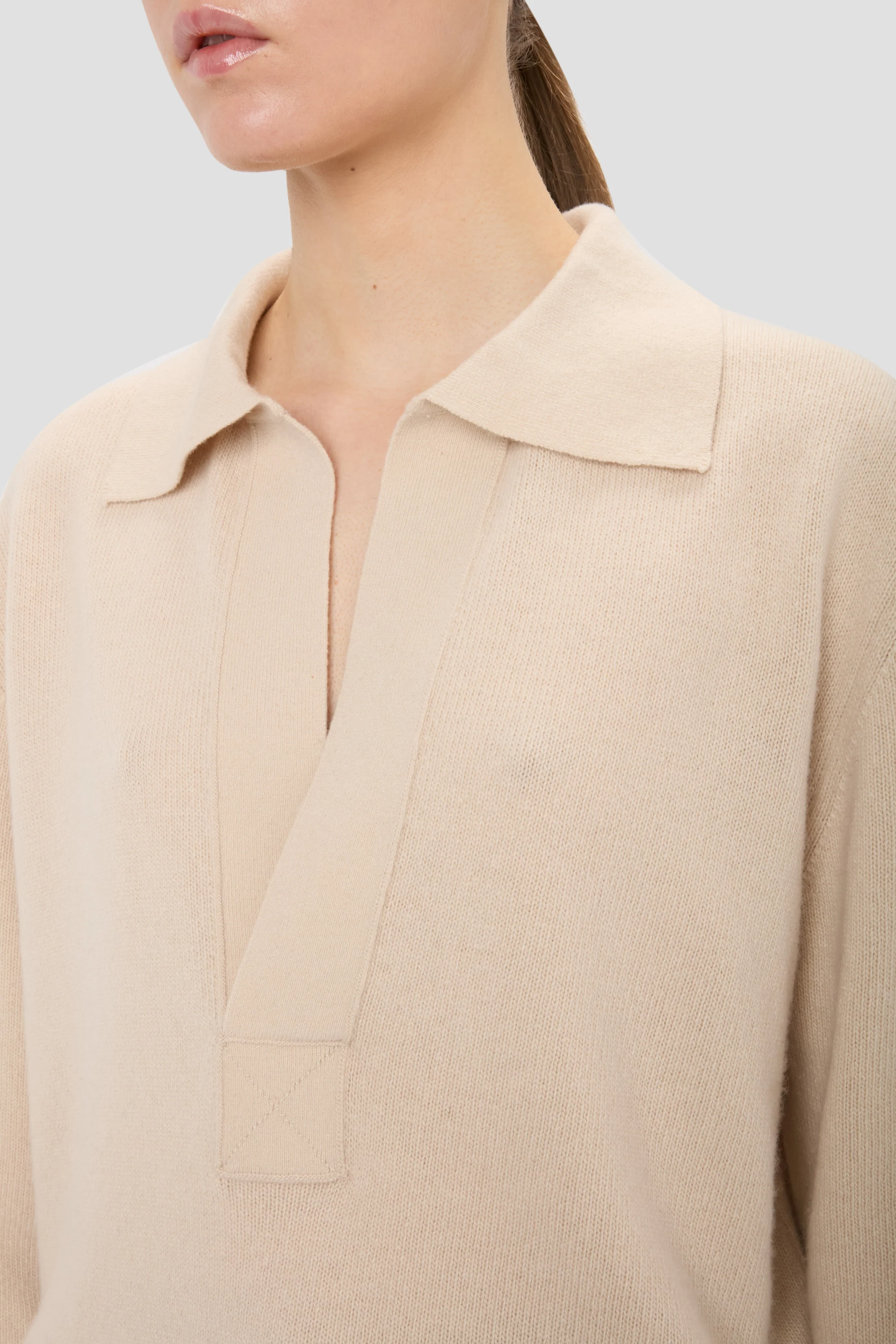 Genevieve Jumper In Beige - Image 3