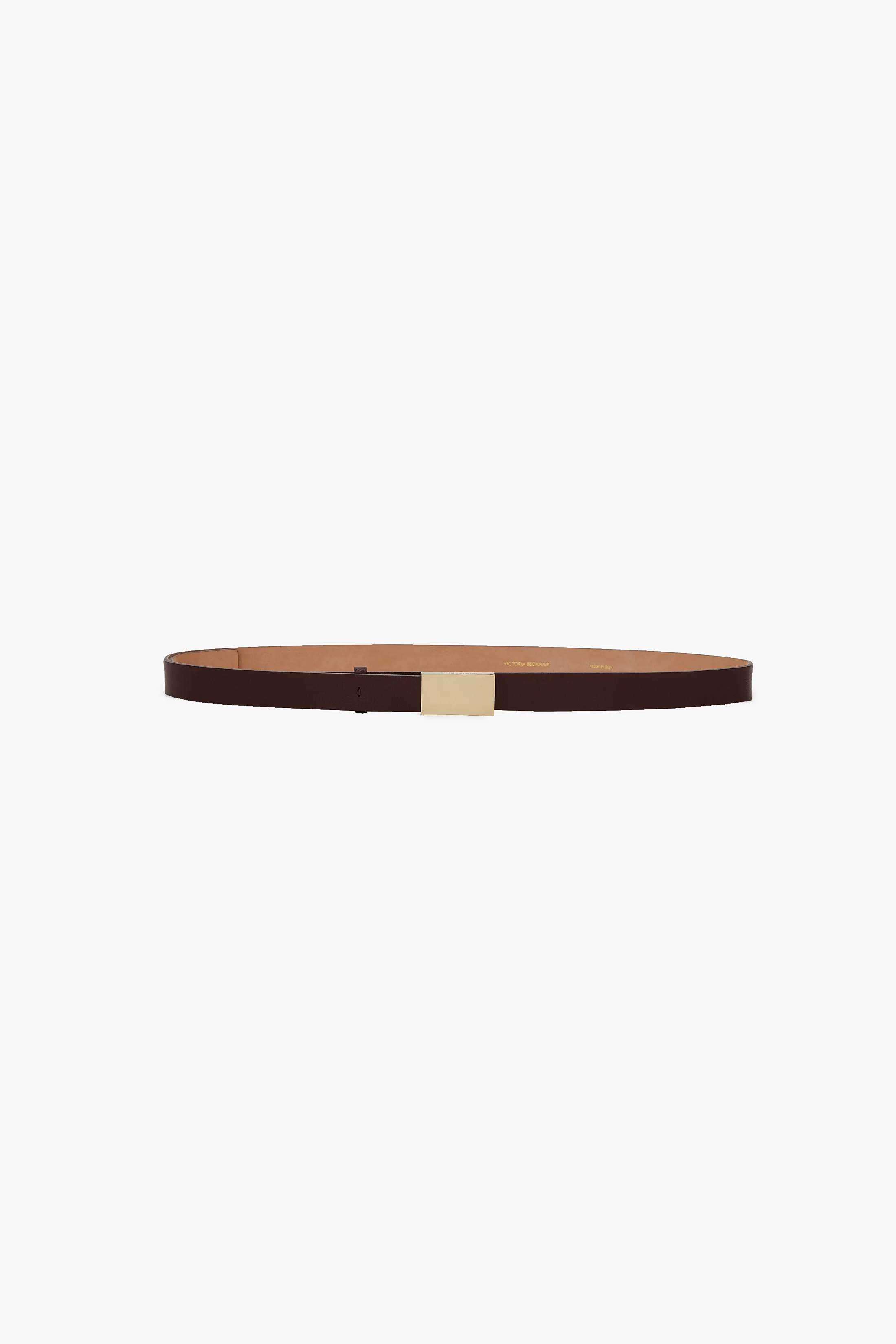 Portofino Mirror Belt 25mm Shiny Calf Leather