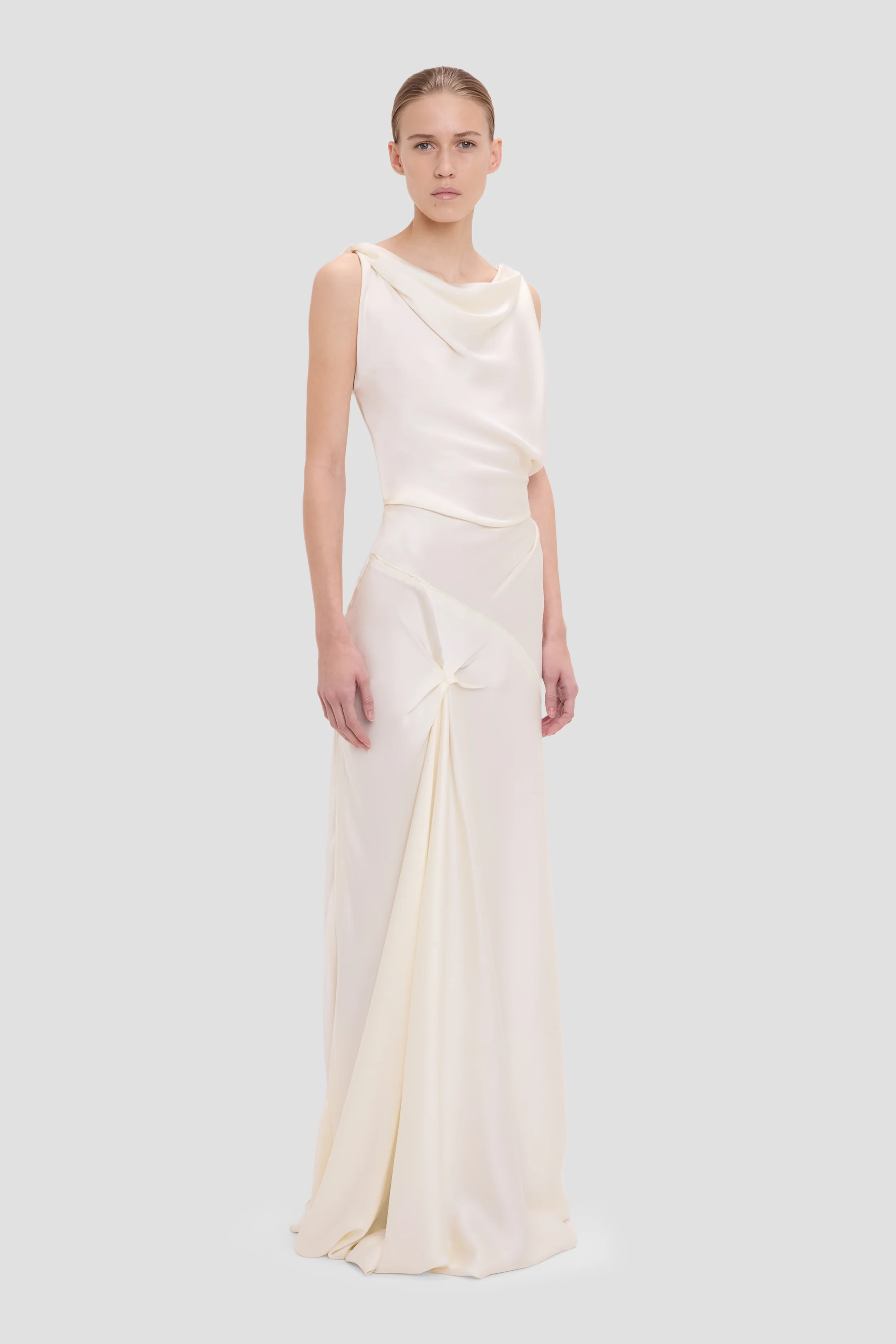 Posy Gown In Ivory - Image 2