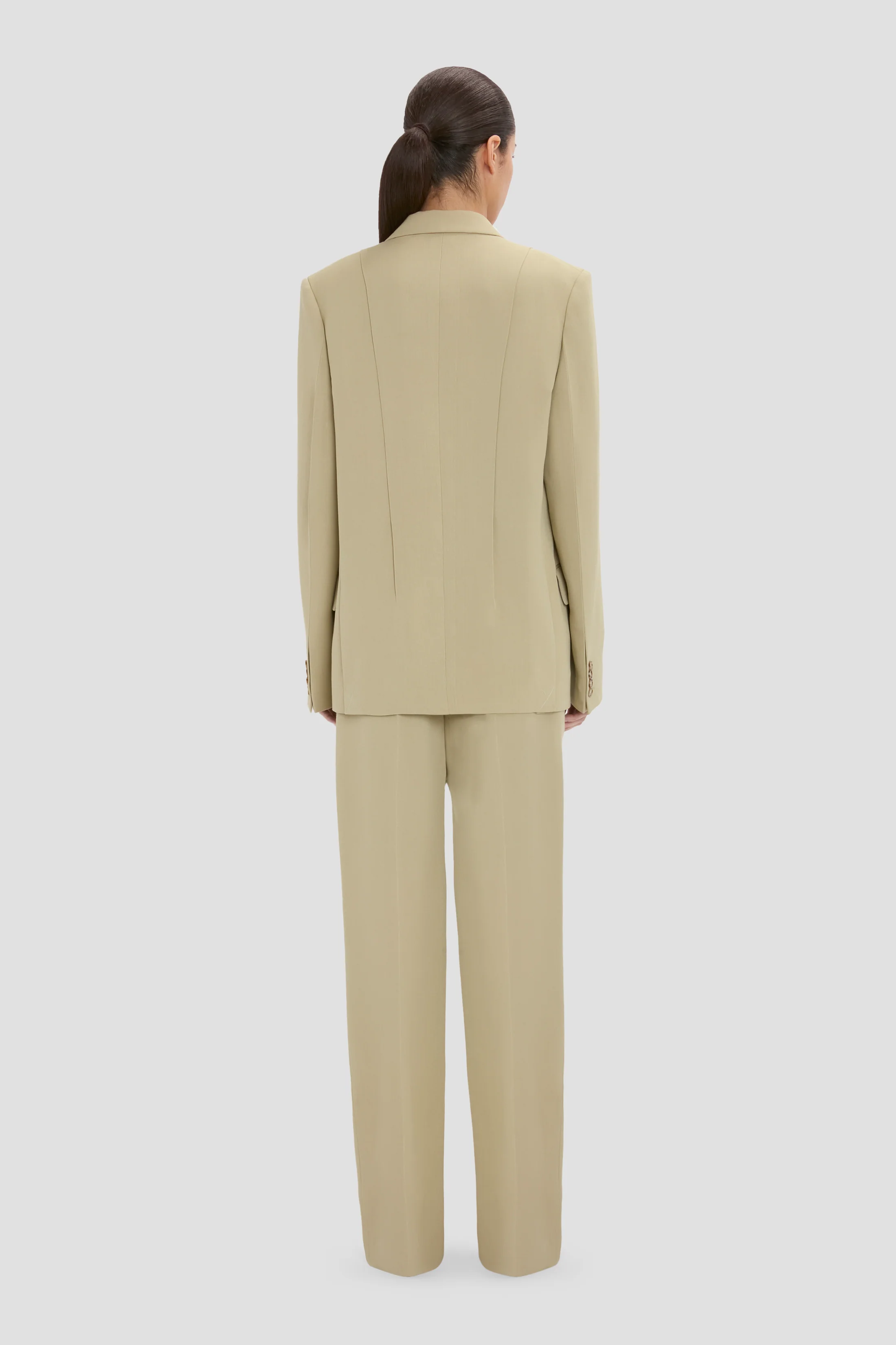 Pressed Jacket In Beige - Image 4