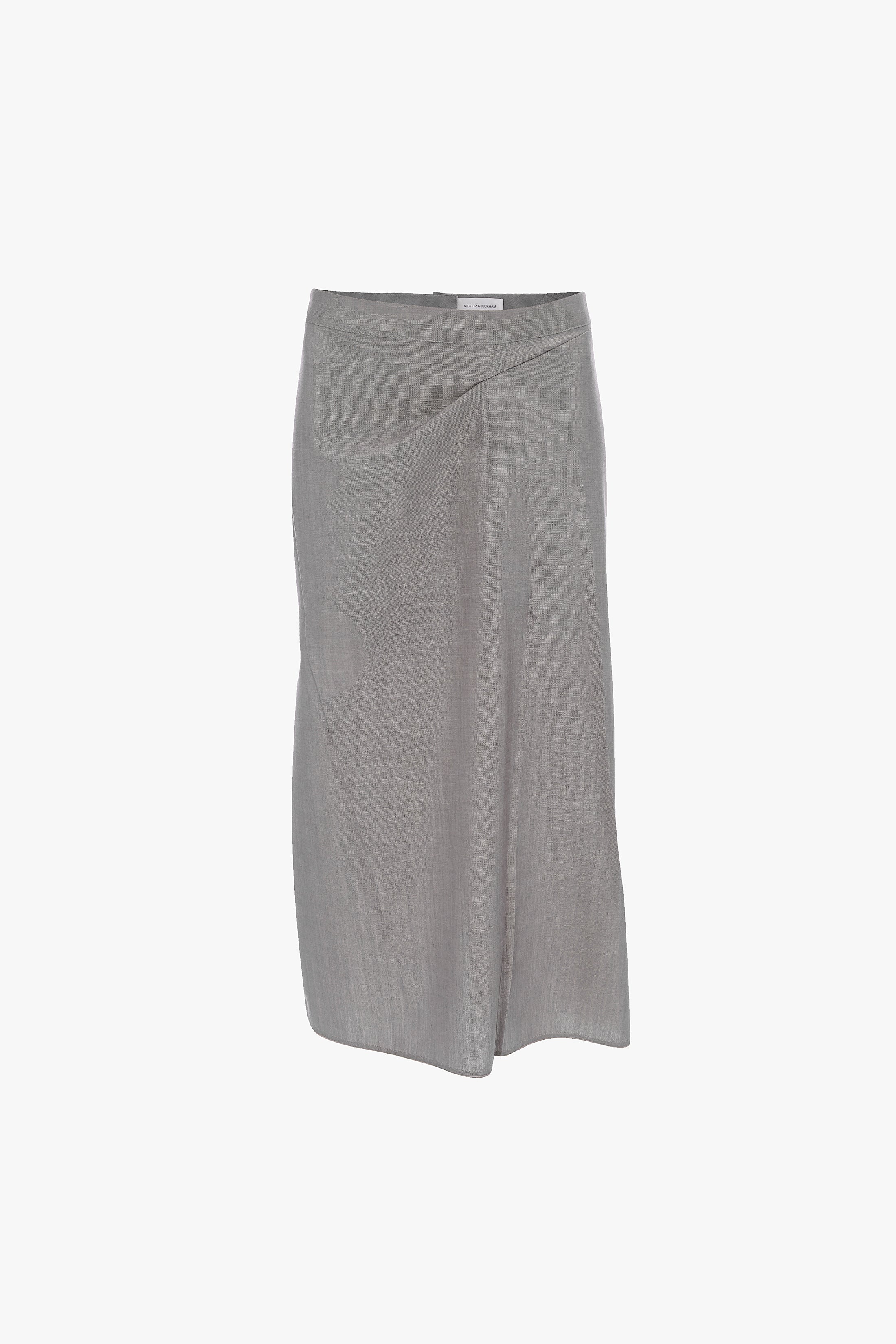 Pressed Skirt In Grey - Image 6