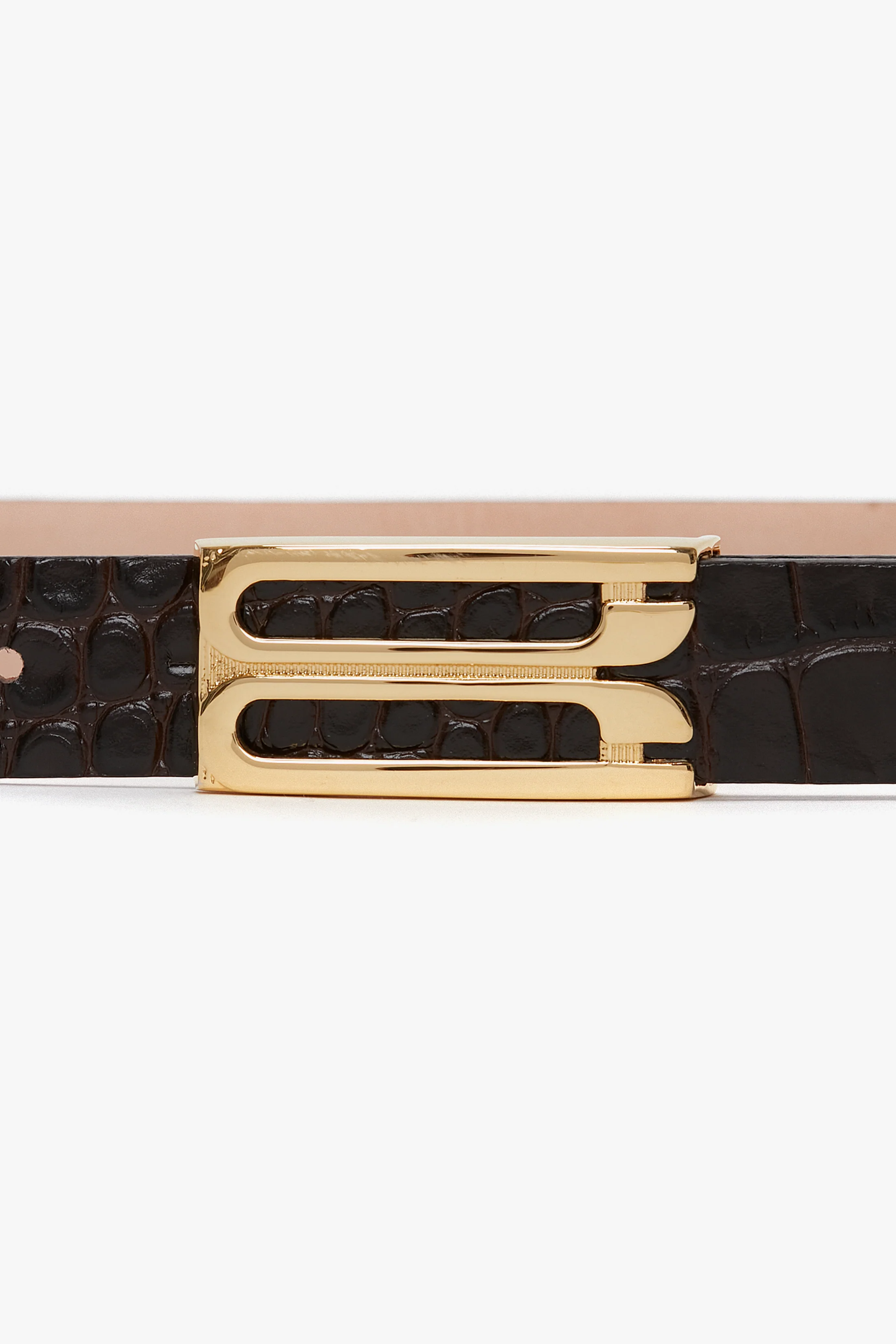 Dorian Frame Belt Croc Embossed Leather - Image 3