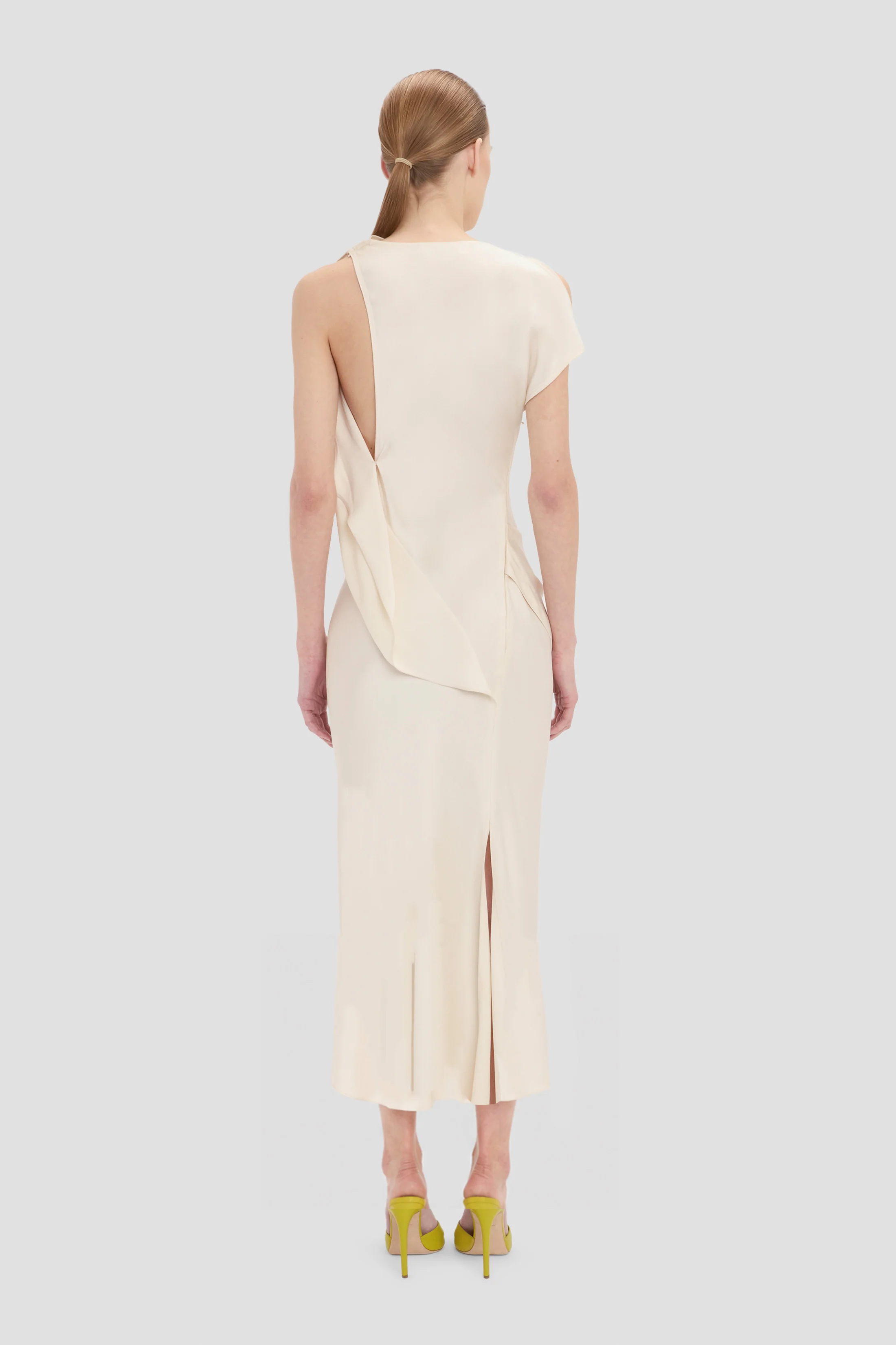 Kyra Midi Dress In Ivory - Image 4