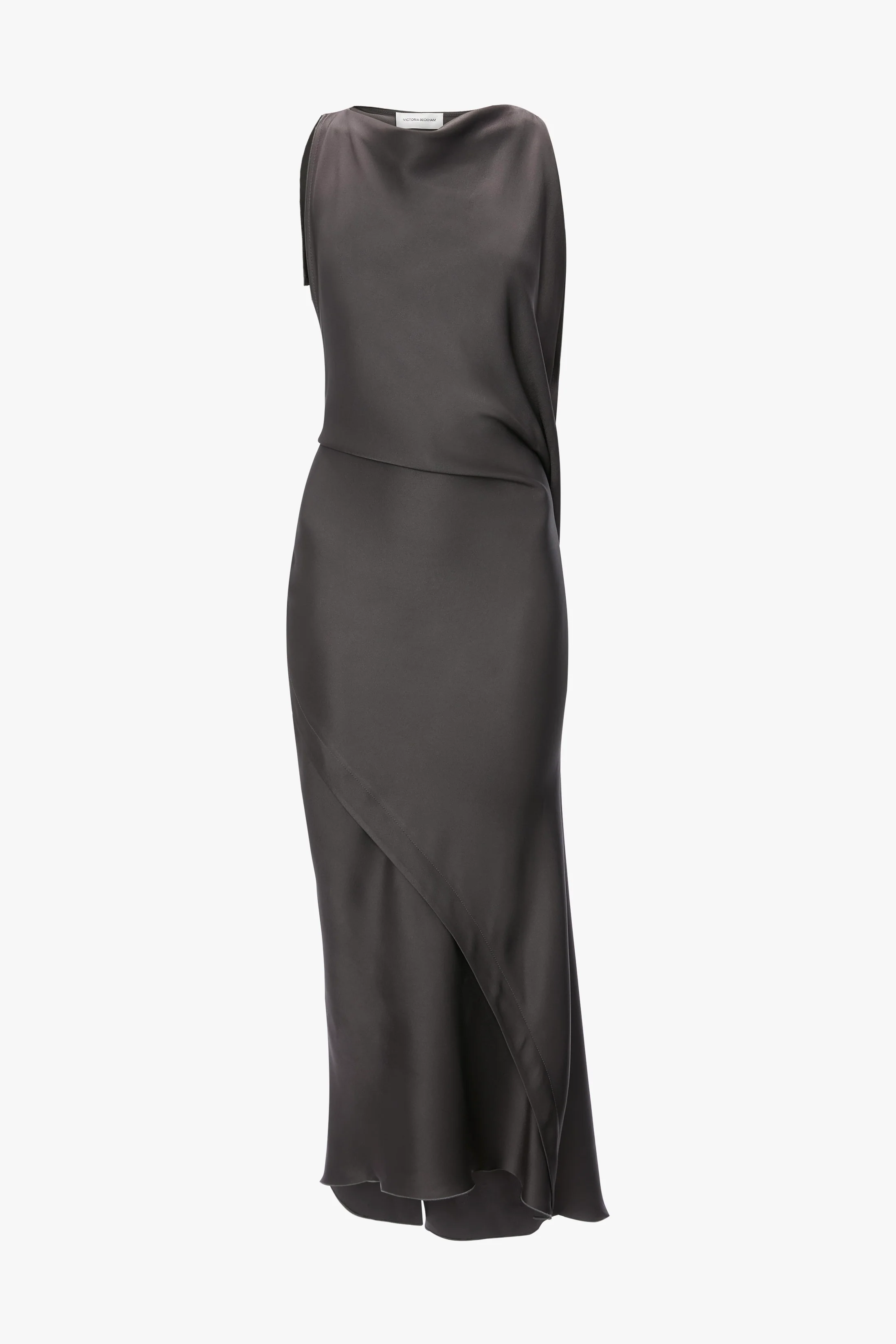 Kyra Midi Dress In Grey - Image 6