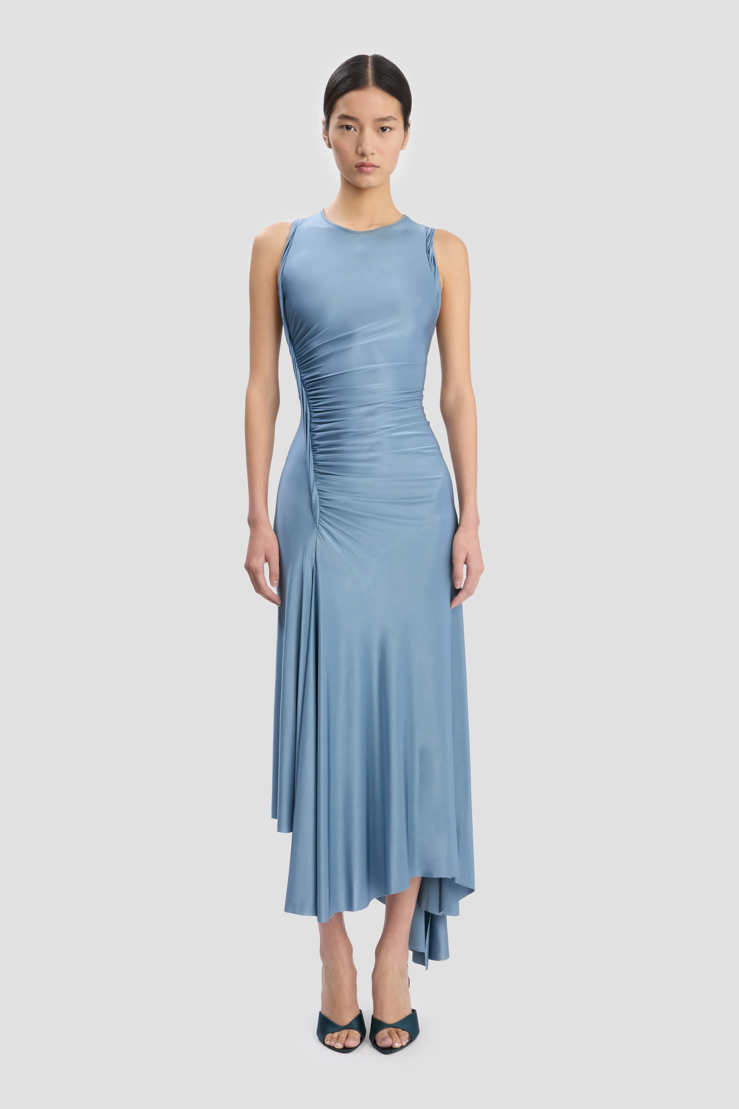 Twist Dress In Stone