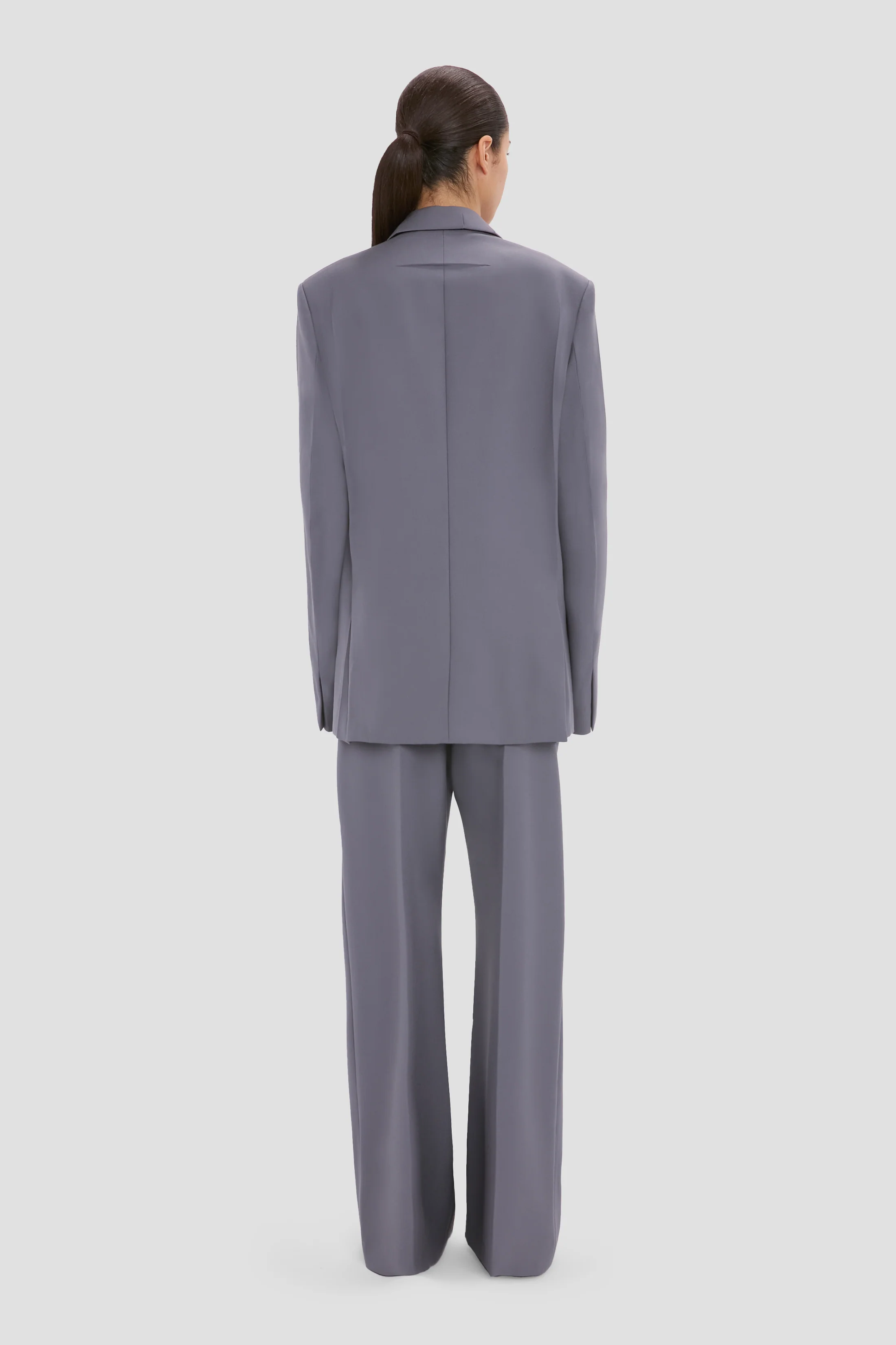 Notched Lapel Jacket In Flint - Image 4