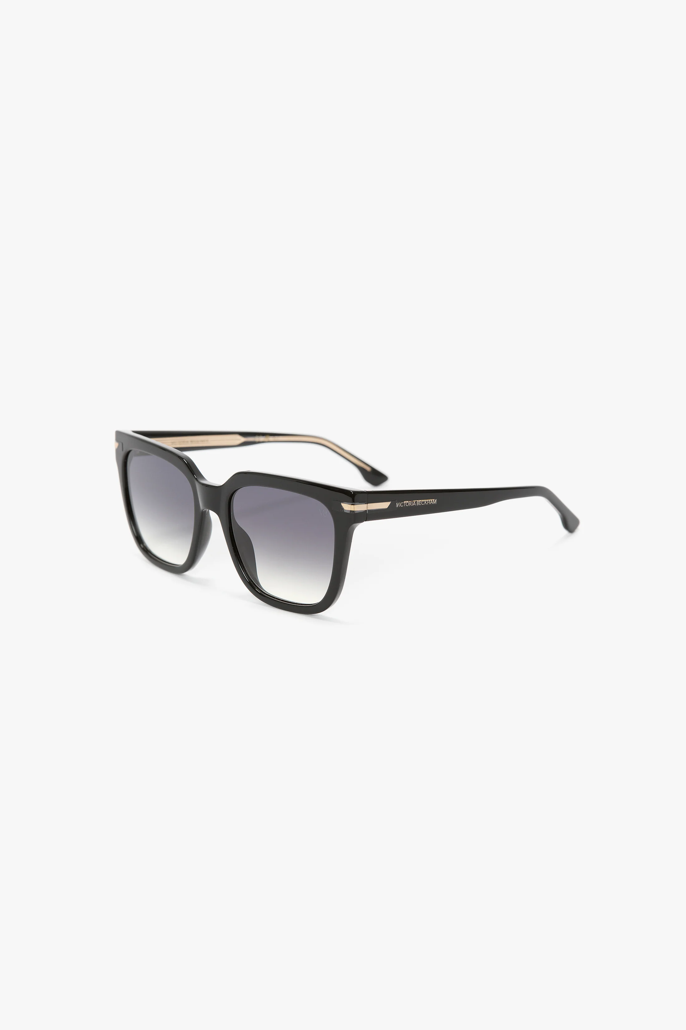 Oversized Acetate Sunglasses in Black - Image 3